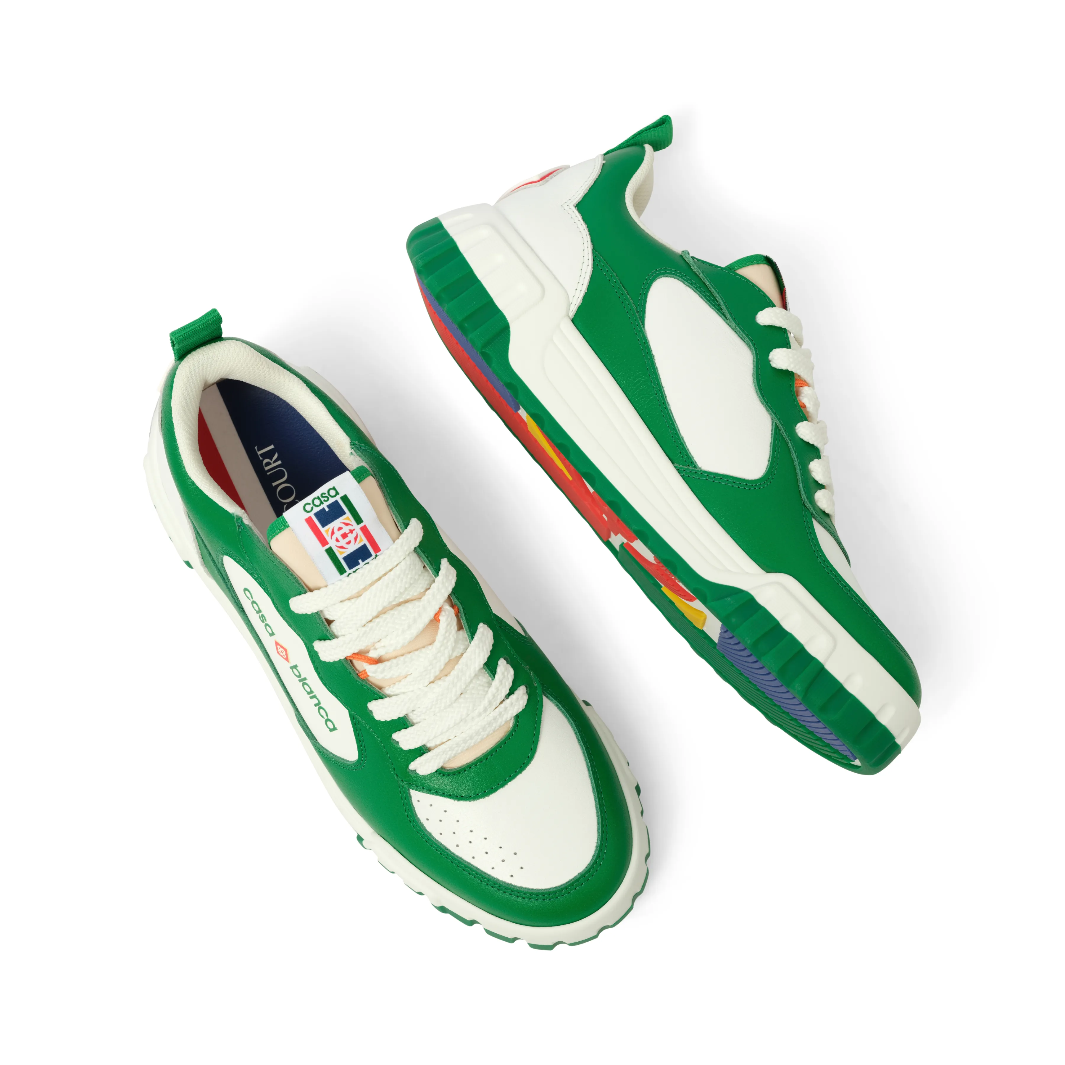 Court Sneaker in Green sold by MARAIS product image thumbnail 4