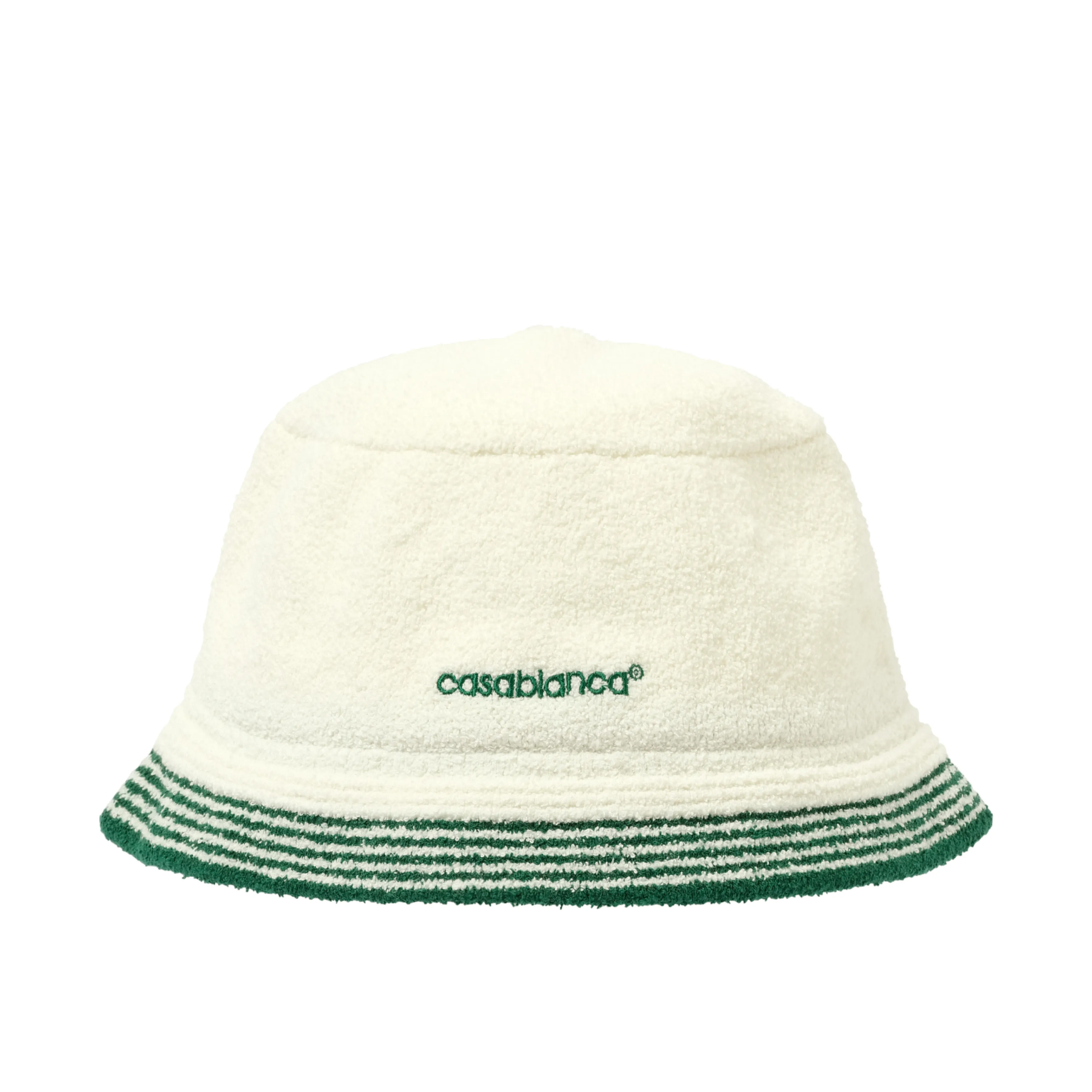 Bucket Embroidered Hat in Navy sold by MARAIS