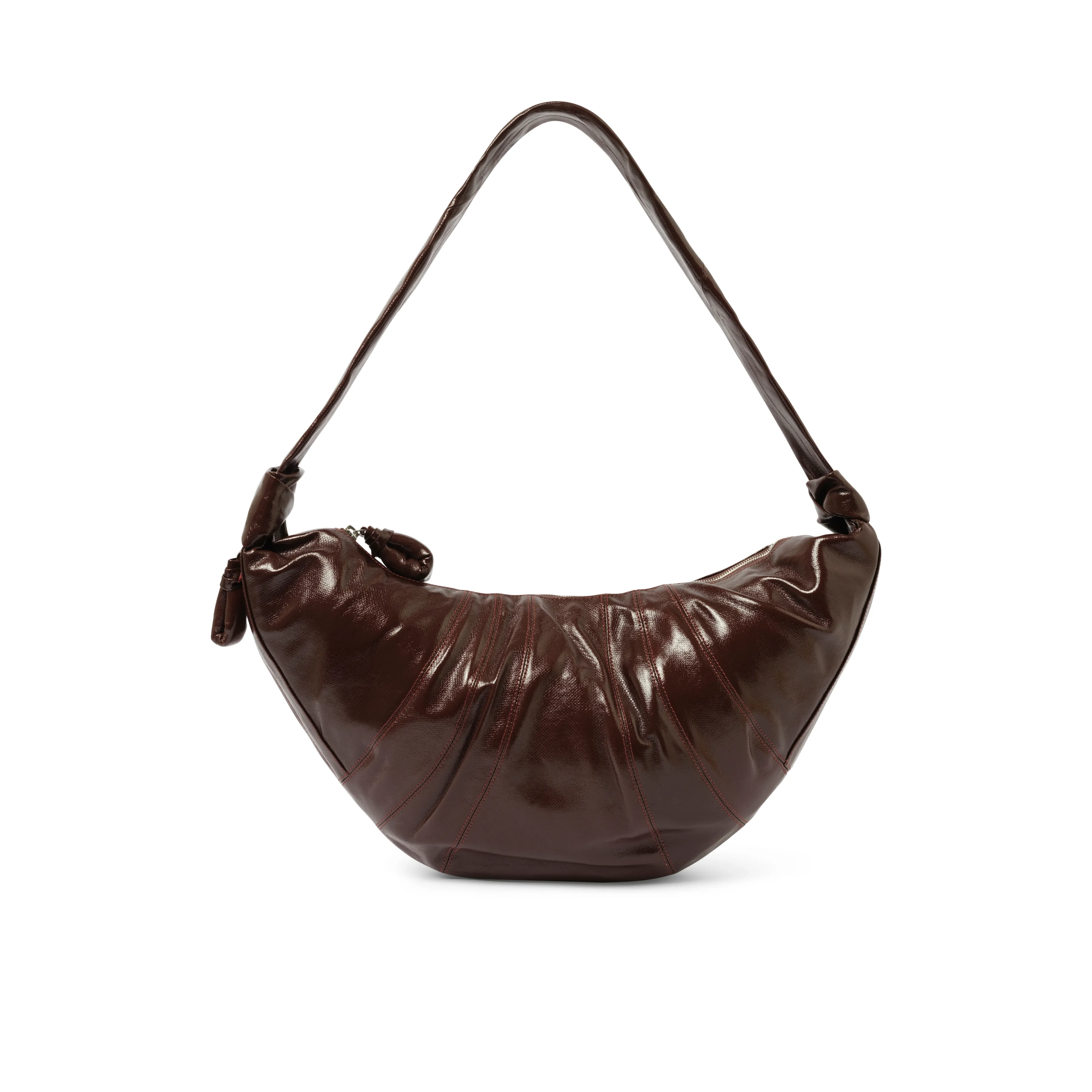 Large Croissant Bag in Chocolate Fondant sold by MARAIS