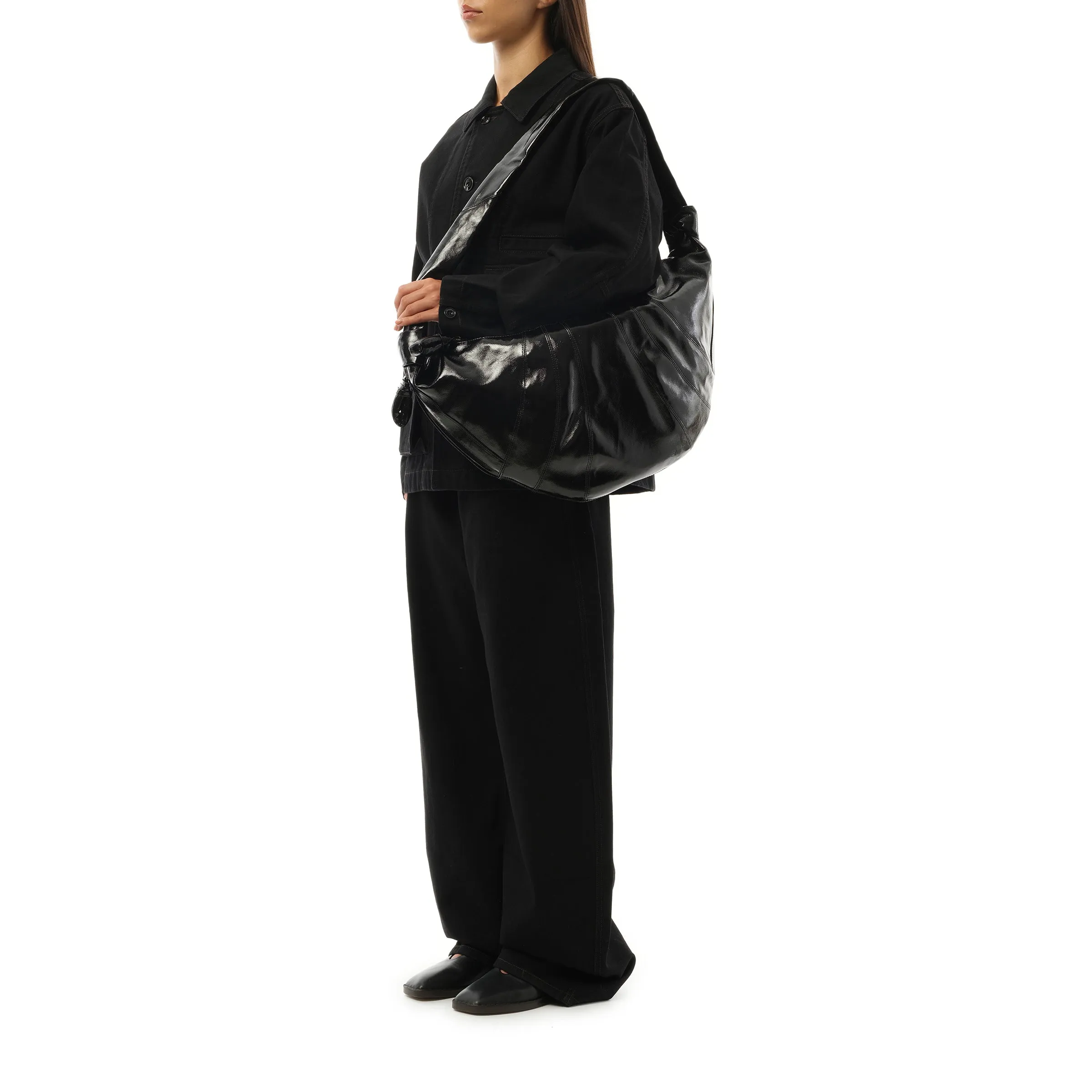 Large Croissant Bag in Black sold by MARAIS product image thumbnail 4