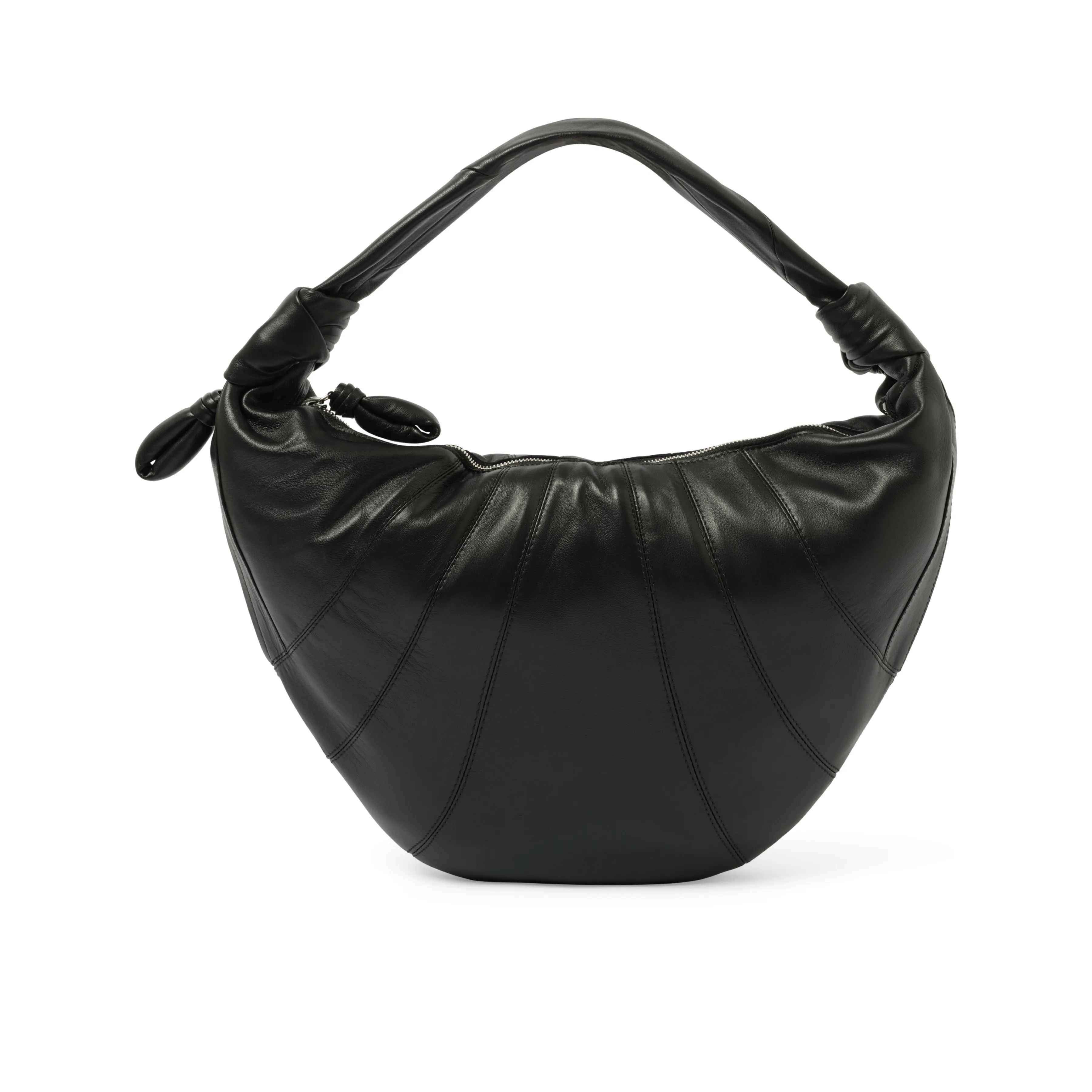 Fortune Croissant Bag in Black sold by MARAIS