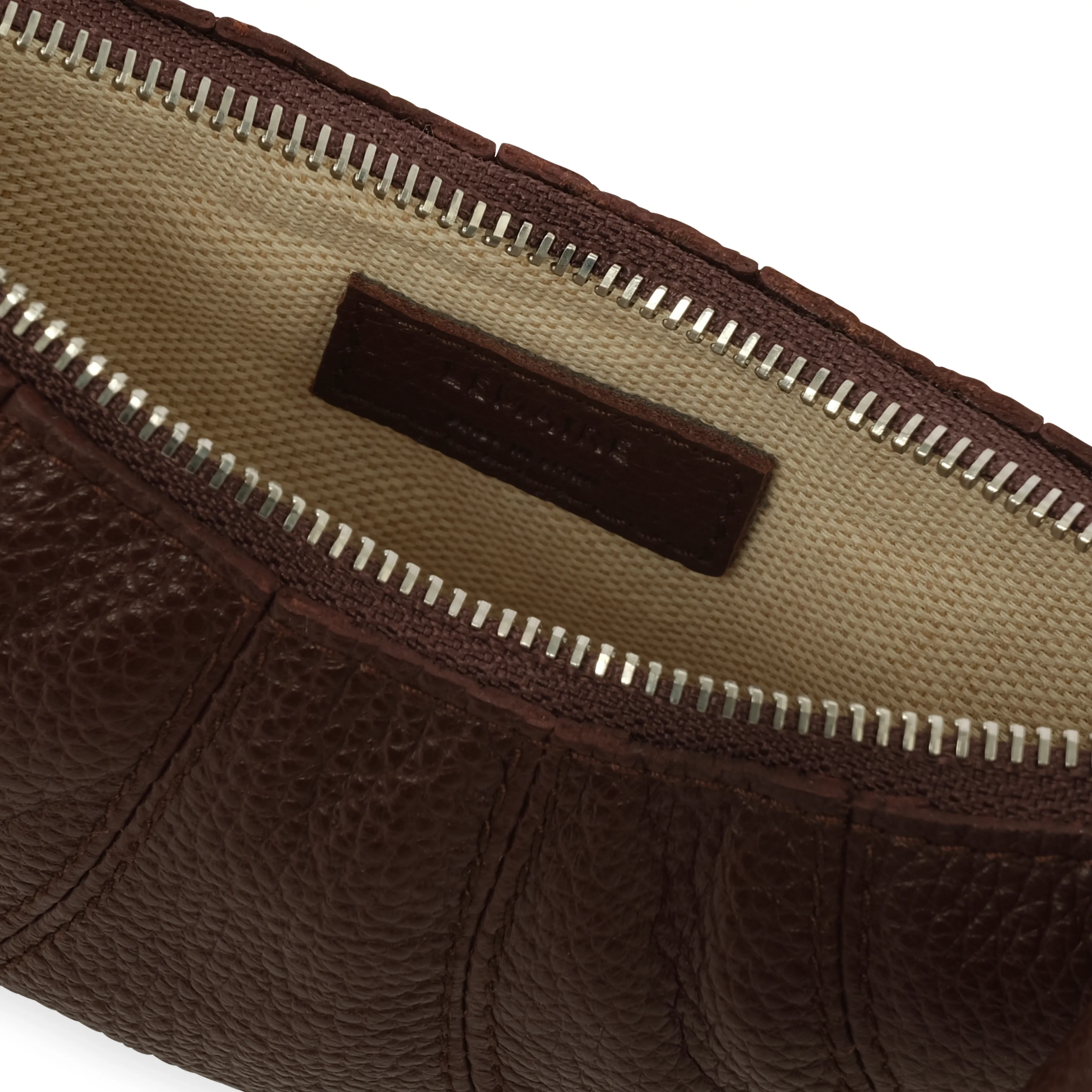 Crossbody Croissant Coin Purse in Roasted Pecan sold by MARAIS product image thumbnail 3