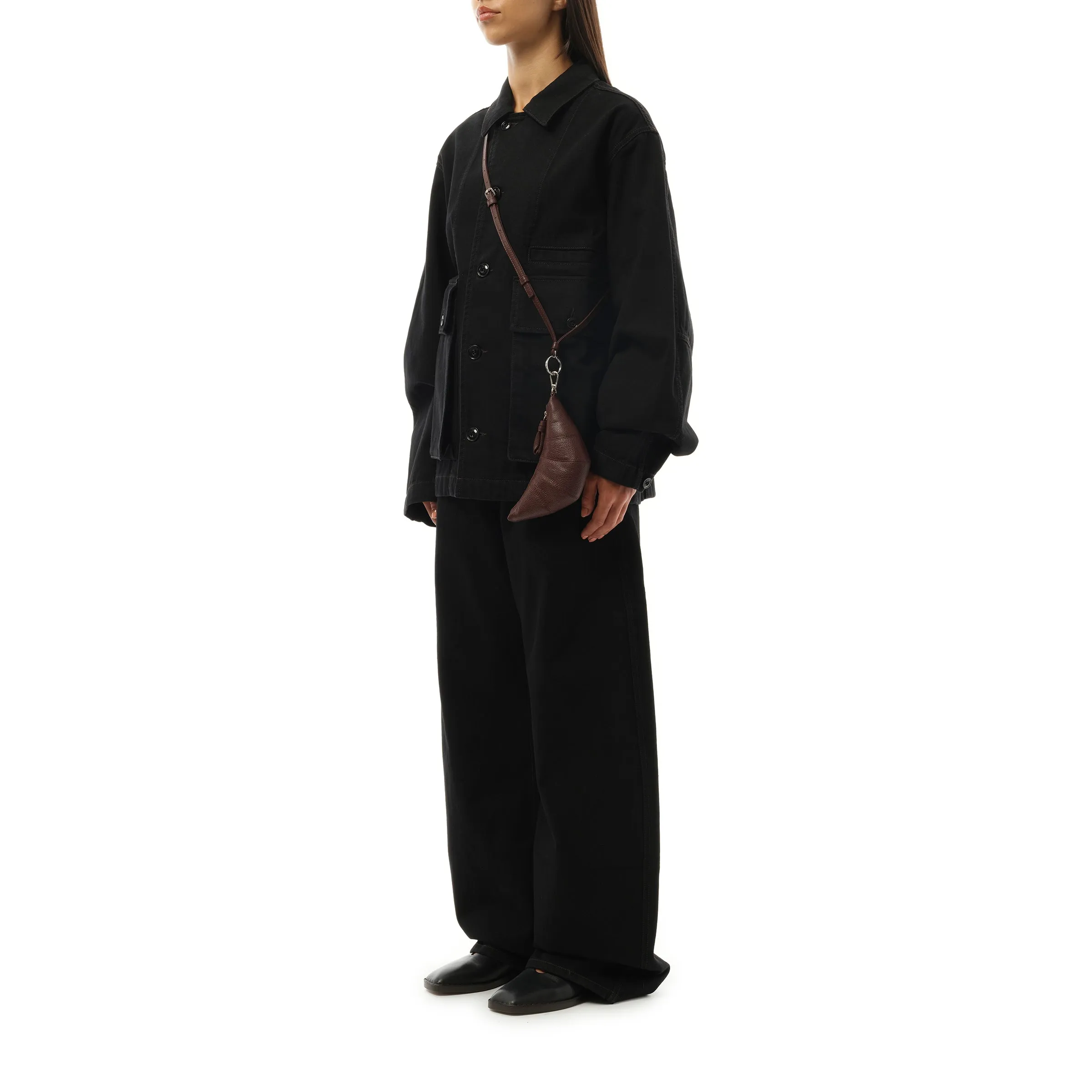 Crossbody Croissant Coin Purse in Roasted Pecan sold by MARAIS product image thumbnail 4