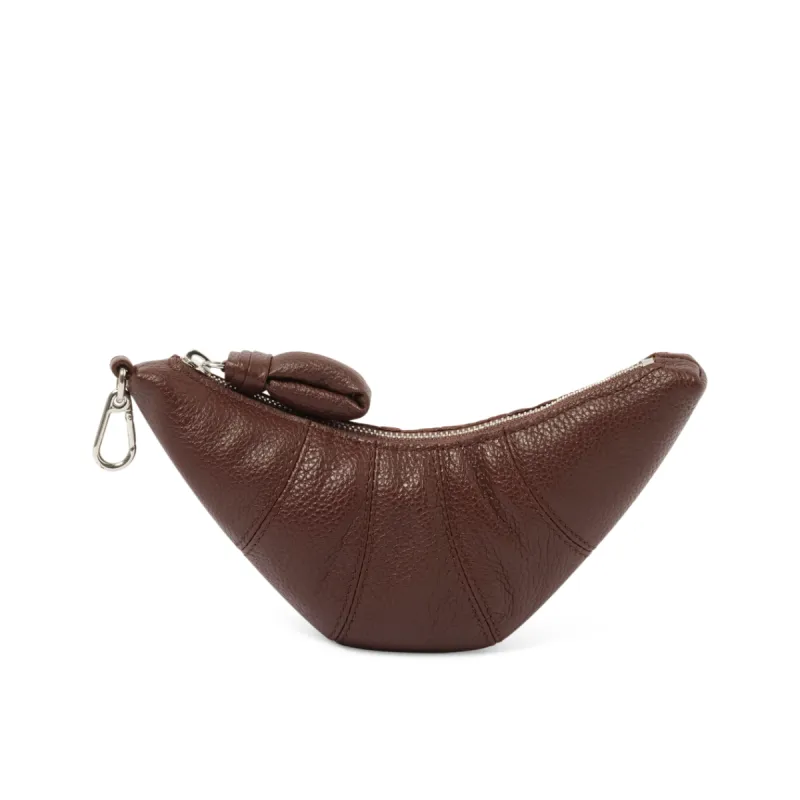 Crossbody Croissant Coin Purse in Roasted Pecan sold by MARAIS