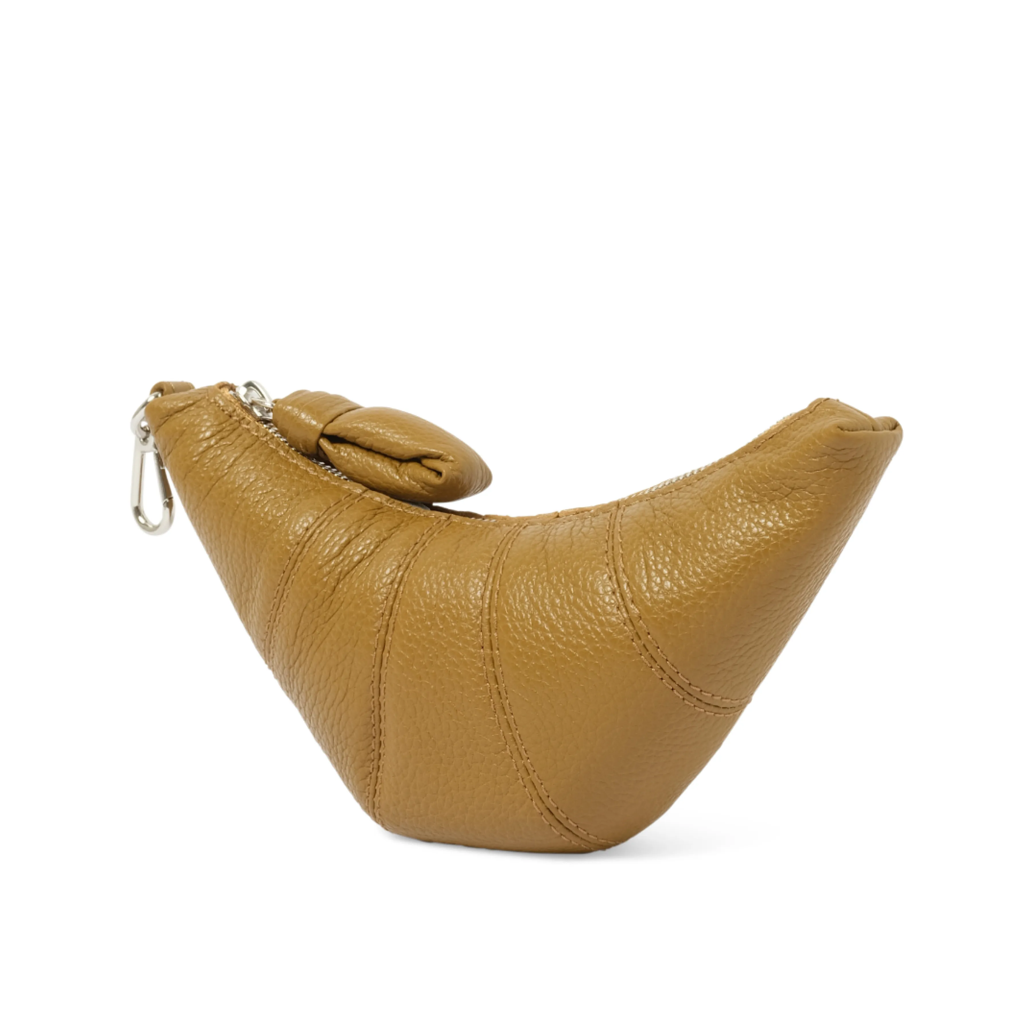 Crossbody Croissant Coin Purse in Bronze Khaki sold by MARAIS product image thumbnail 2