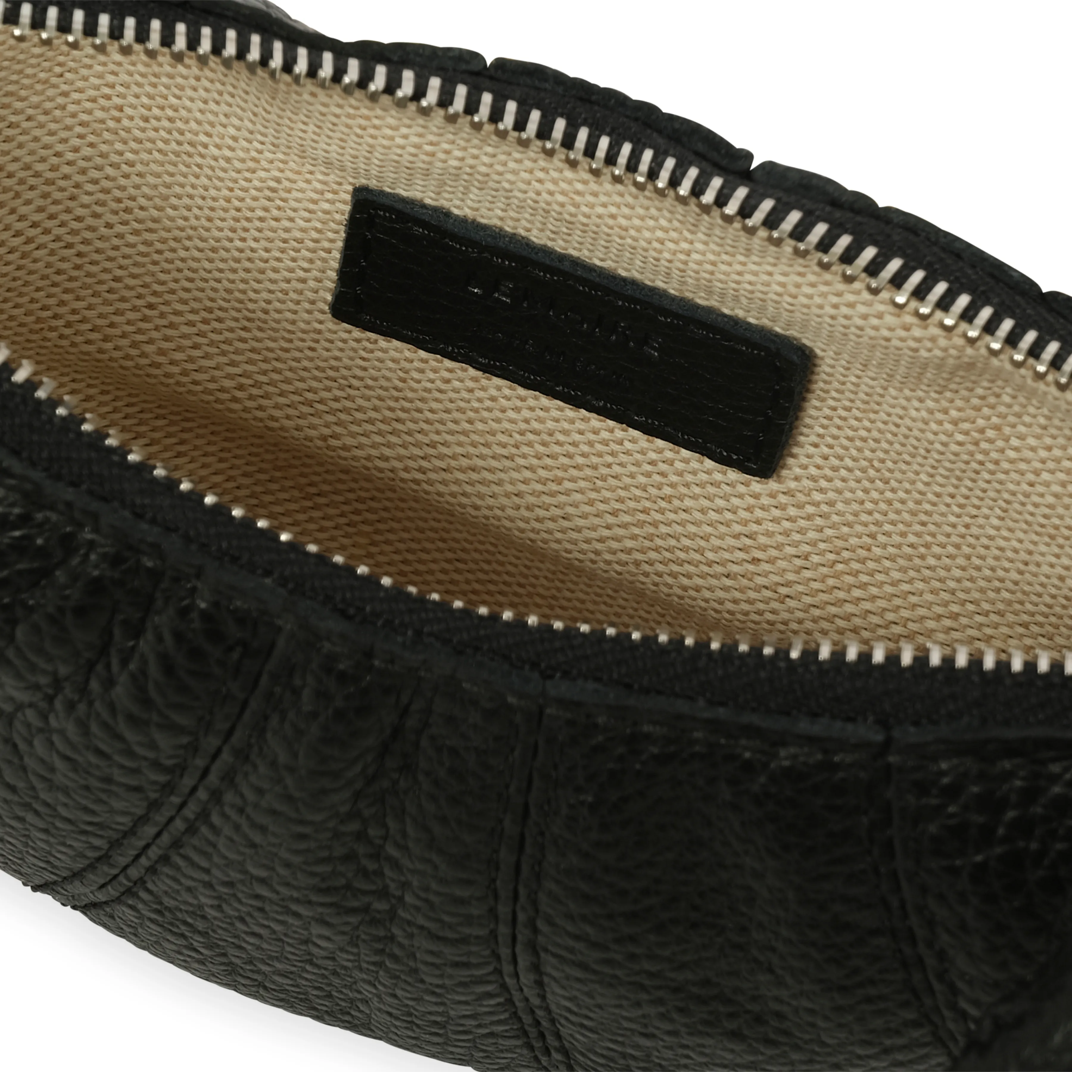 Crossbody Croissant Coin Purse in Black sold by MARAIS product image thumbnail 3