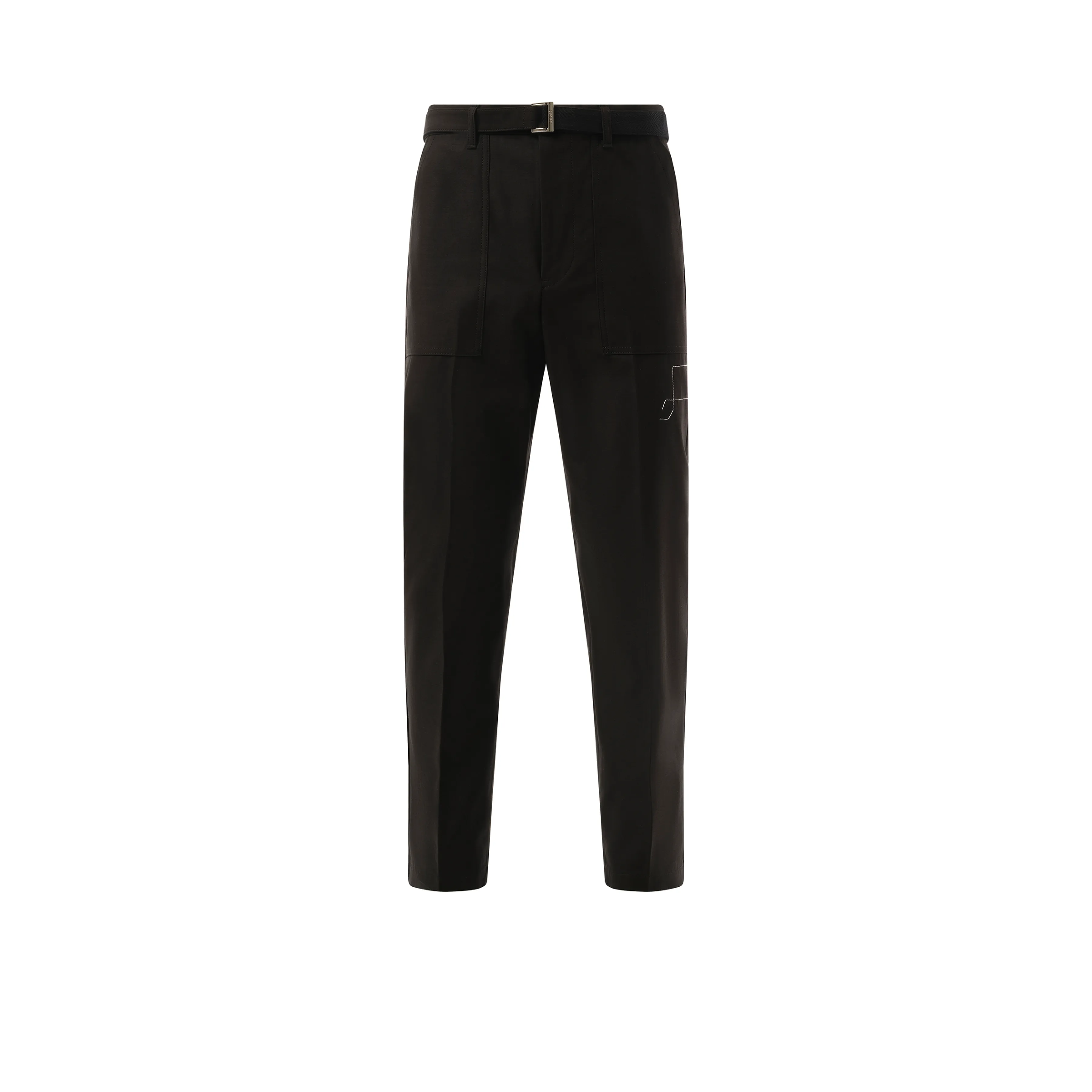 WTAPS Cotton Back Satin Pants in Black sold by MARAIS product image thumbnail 2