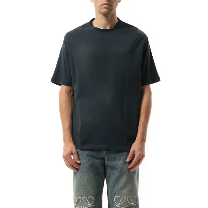 Faded Loose Fit T-Shirt in Black sold by MARAIS