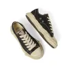 Peterson 23 OG Garment Dyed Sneaker in Black sold by MARAIS