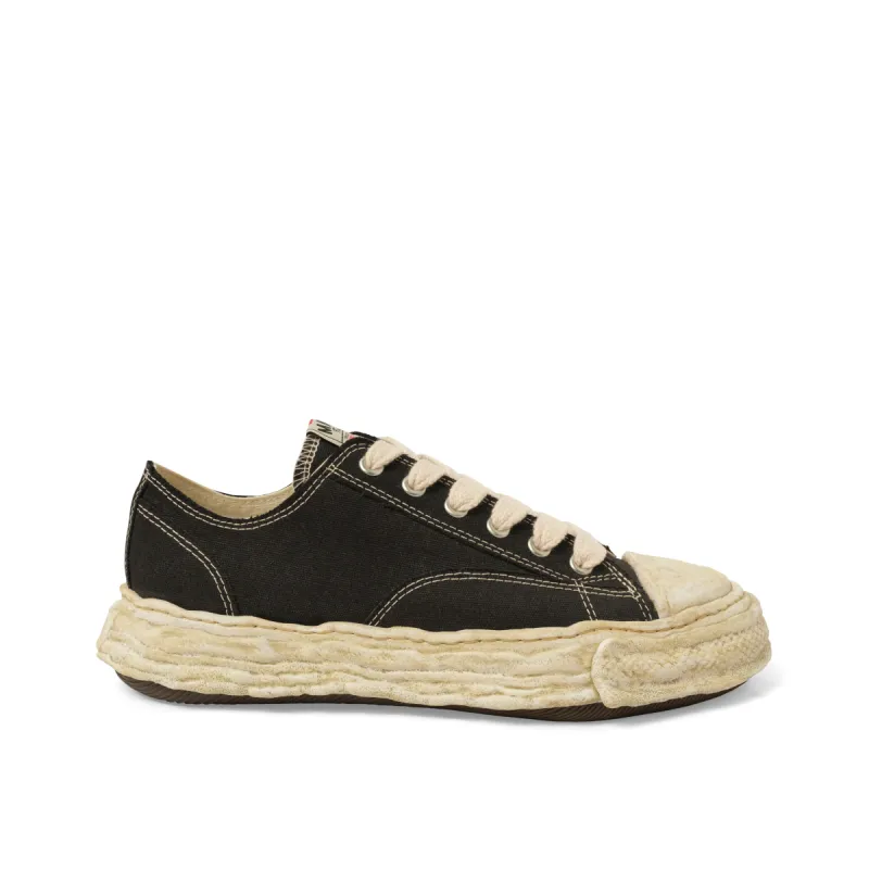 Peterson 23 OG Garment Dyed Sneaker in Black sold by MARAIS