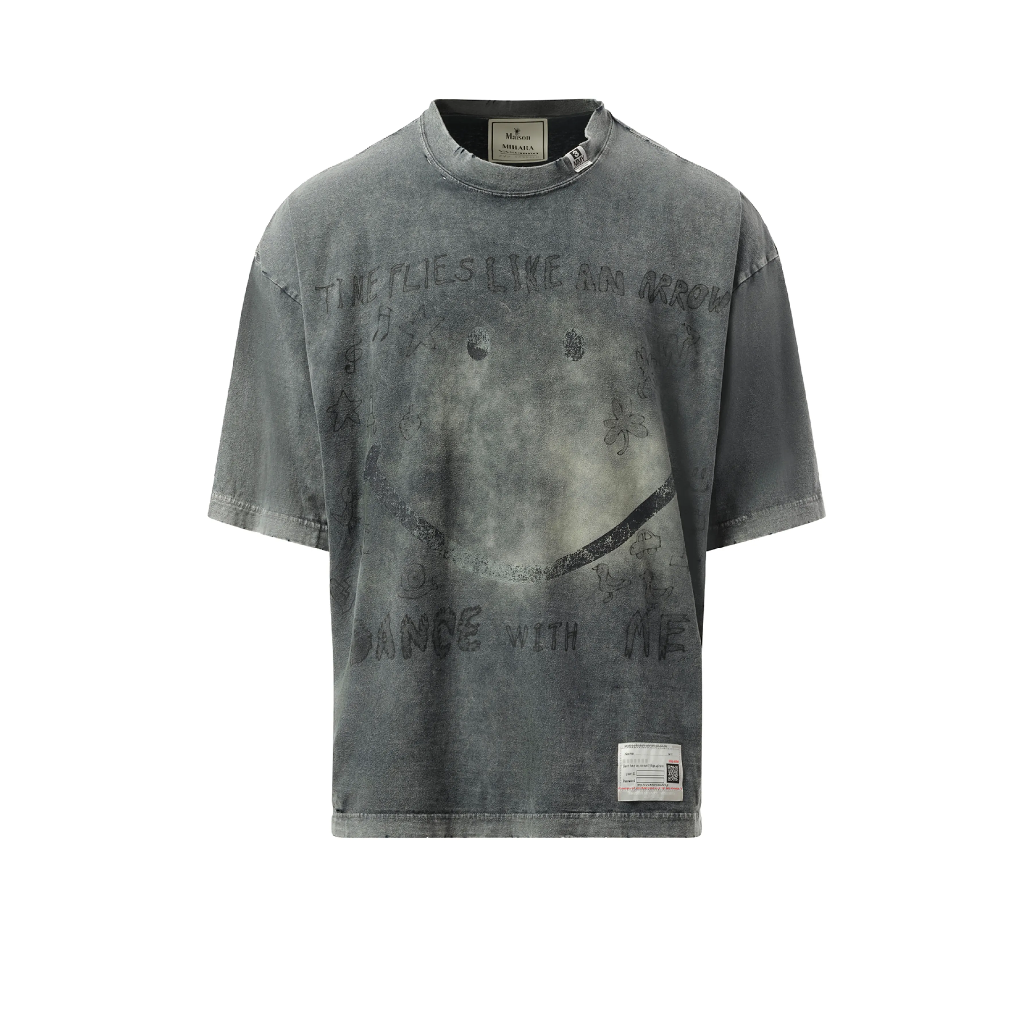 Bleached T-Shirt in Black sold by MARAIS product image thumbnail 2
