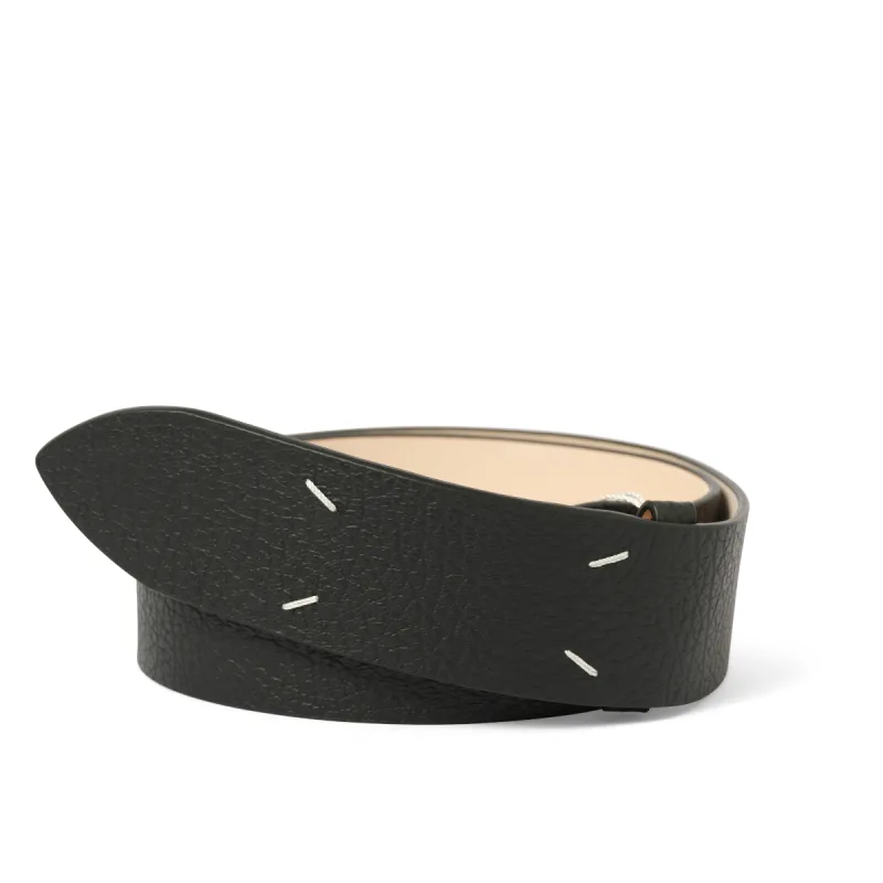 Four Stiches Belt 45 in Black sold by MARAIS