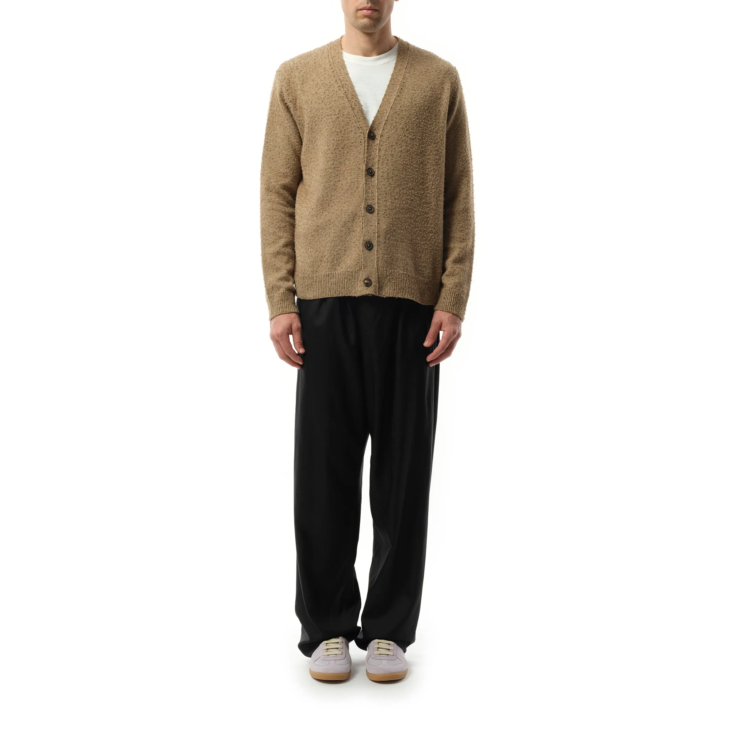 Wool Cardigan in Walnut sold by MARAIS product image thumbnail 4