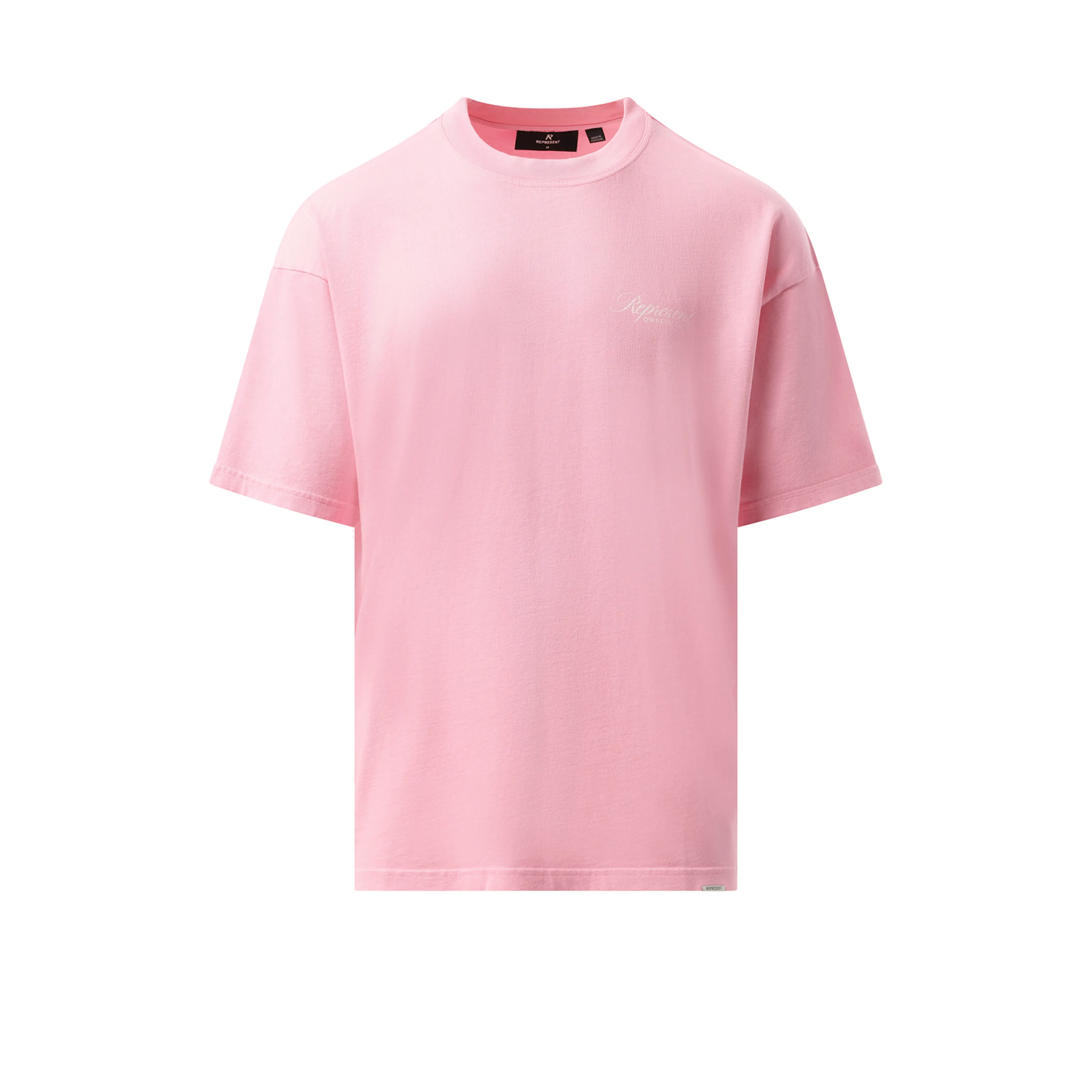 Represent Owners Club Script T-Shirt in Pink sold by MARAIS product image thumbnail 2