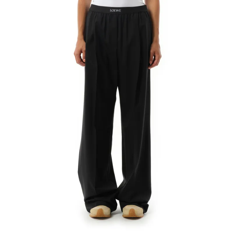Loewe Waistband Trouser in Black made by Loewe