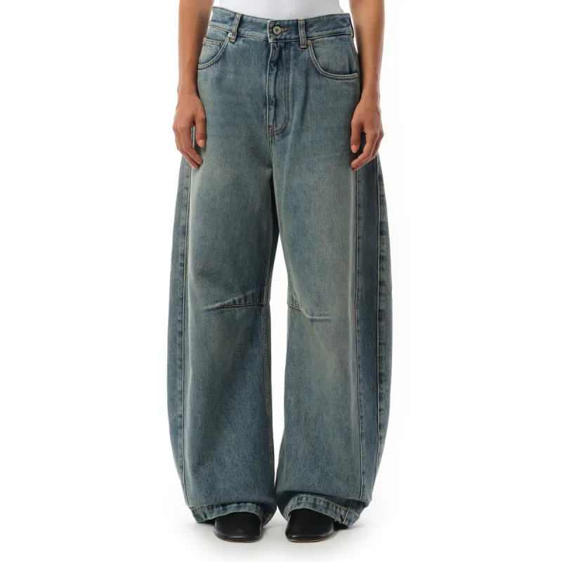 Anagram Barrel Jeans AF in Washed Denim sold by MARAIS