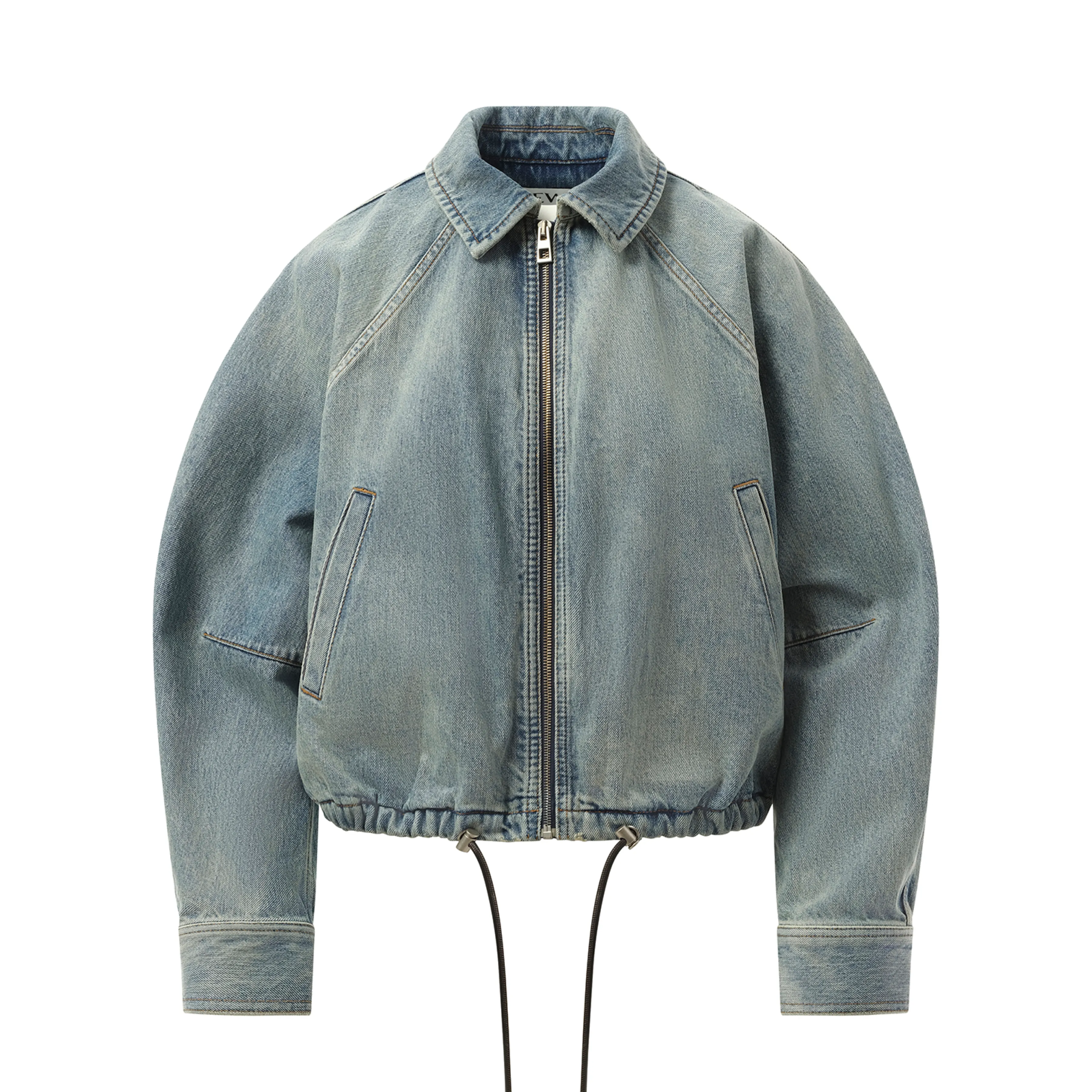 Balloon Jacket in Washed Denim sold by MARAIS product image thumbnail 2