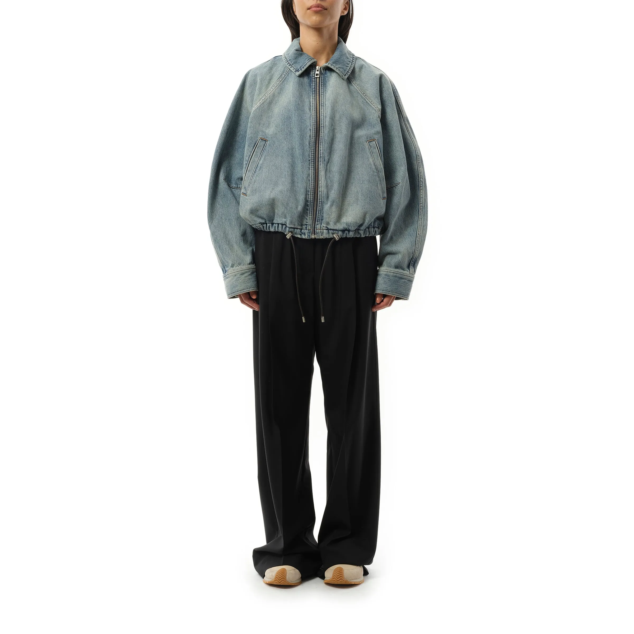Balloon Jacket in Washed Denim sold by MARAIS product image thumbnail 4