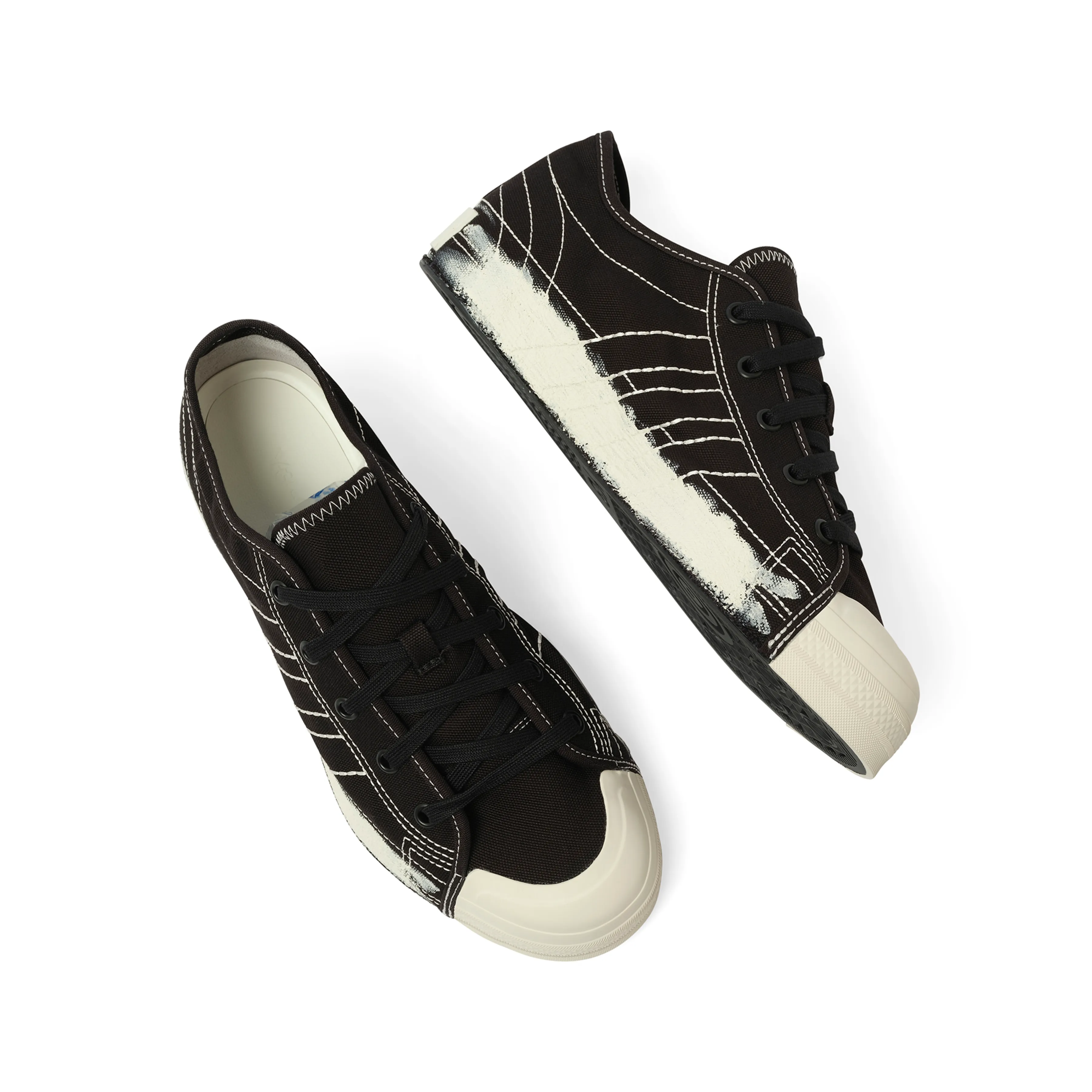 Y-3 Nizza Low Sneaker in Black sold by MARAIS product image thumbnail 4