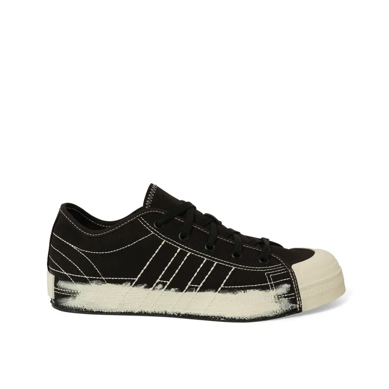 Y-3 Nizza Low Sneaker in Black sold by MARAIS