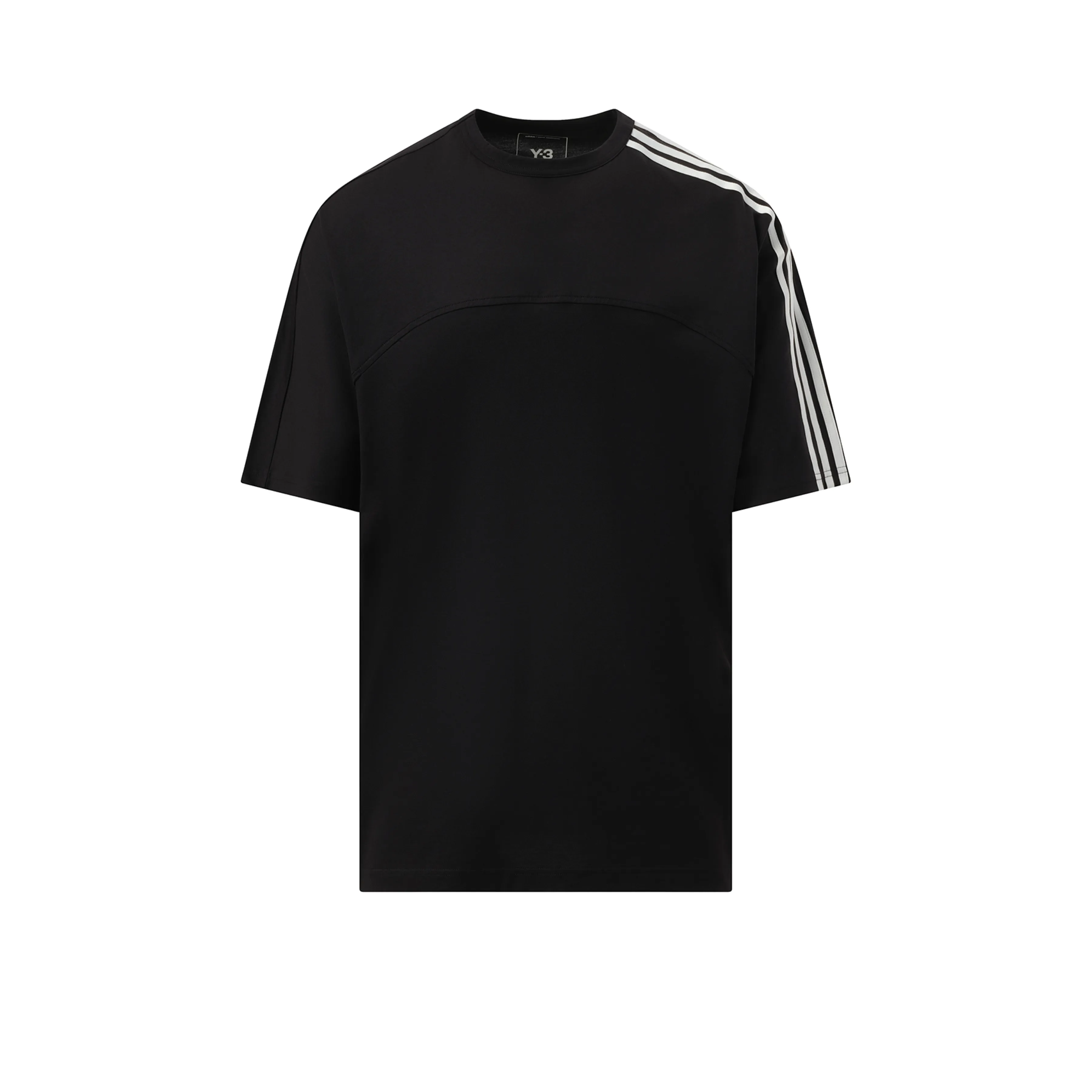 3 Stripe T-Shirt in Black sold by MARAIS product image thumbnail 2