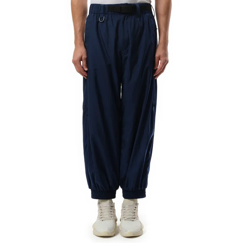 3 Stripe Nylon Pants in Dark Blue sold by MARAIS