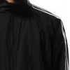 3 Stripe Nylon Jacket in Black sold by MARAIS