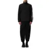 3 Stripe Nylon Jacket in Black sold by MARAIS