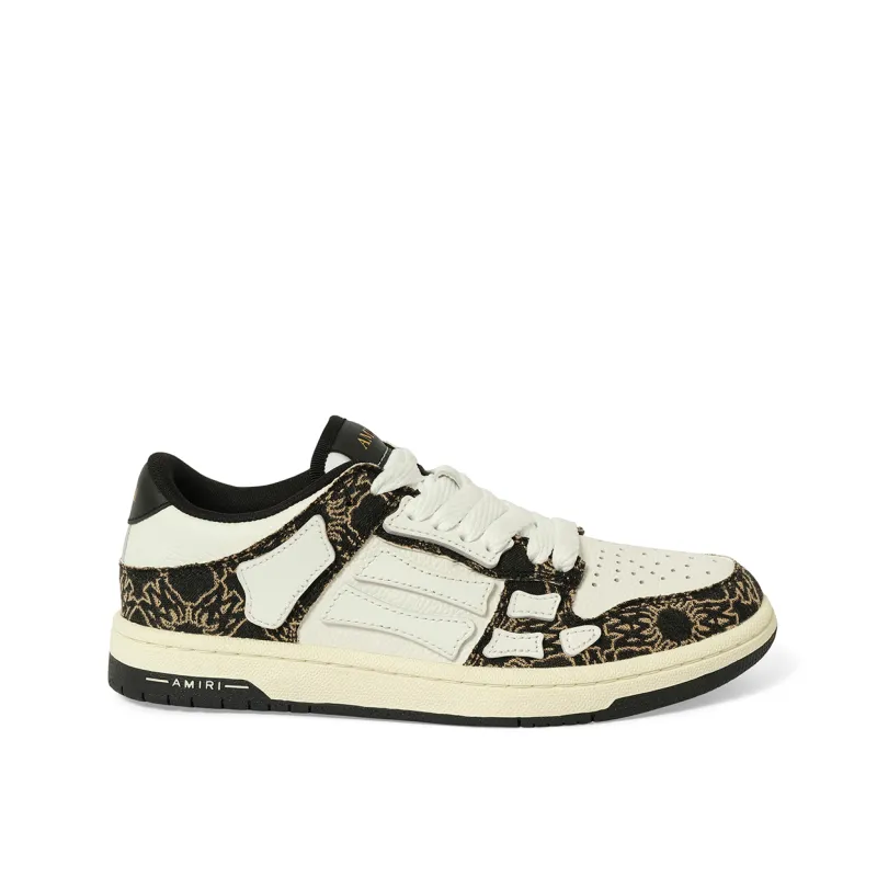 MA Quad Skeleton Low Top Sneaker in Black sold by MARAIS