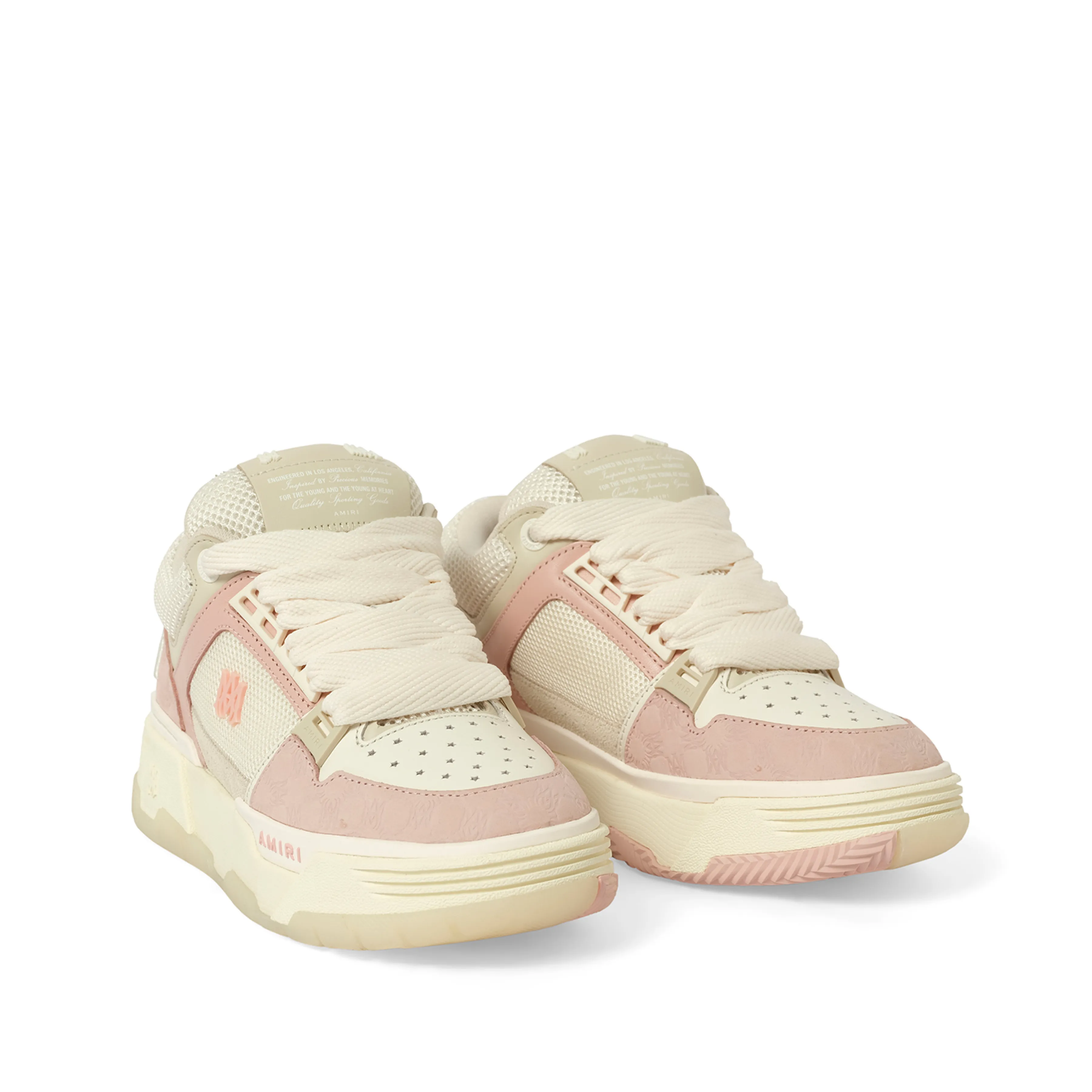 MA Quad Debossed MA-1 Sneaker in Vintage Pink sold by MARAIS product image thumbnail 2