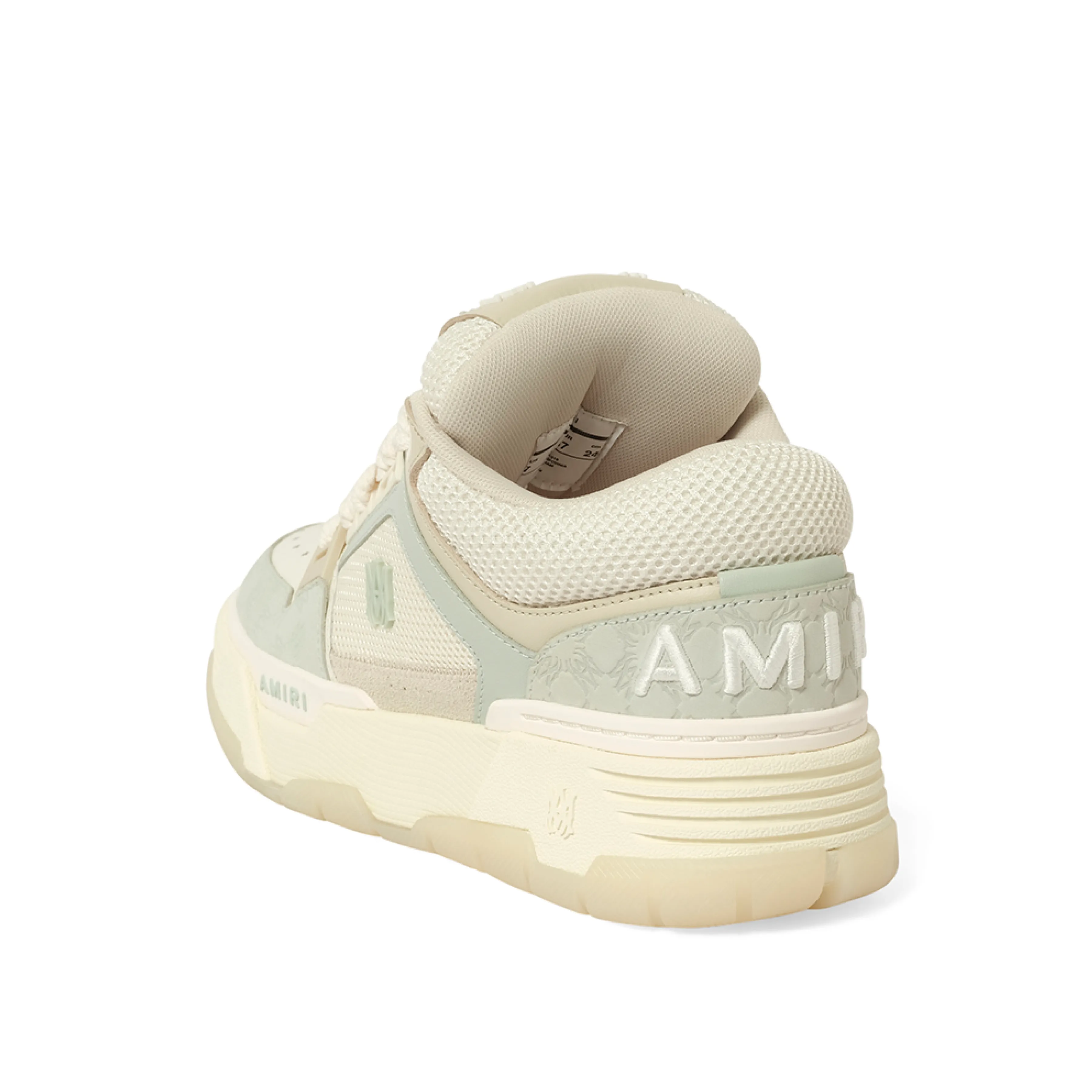 MA Quad Debossed MA-1 Sneaker in Pale Mint sold by MARAIS product image thumbnail 3