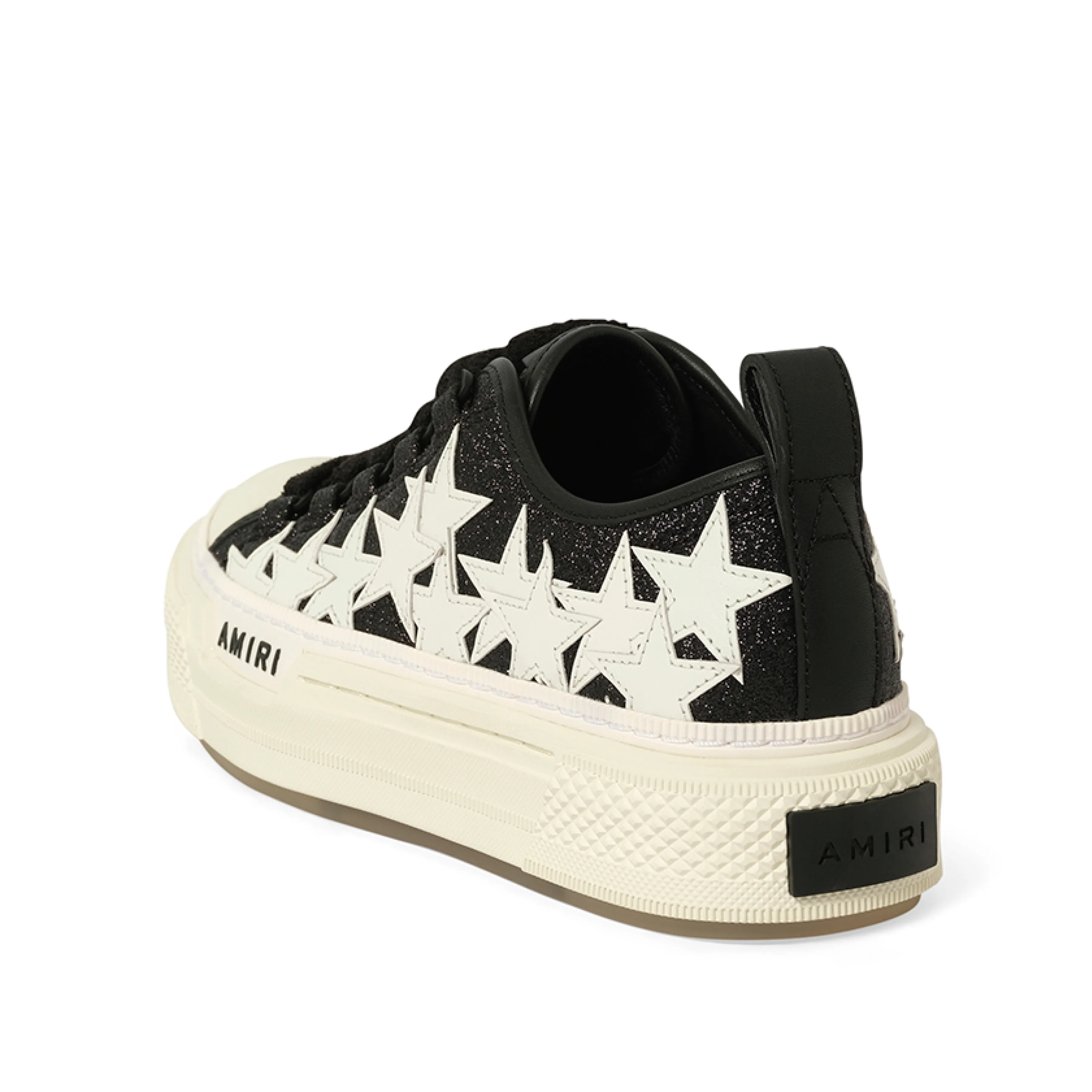 Glitter Stars Court Low Sneaker in Black sold by MARAIS product image thumbnail 3
