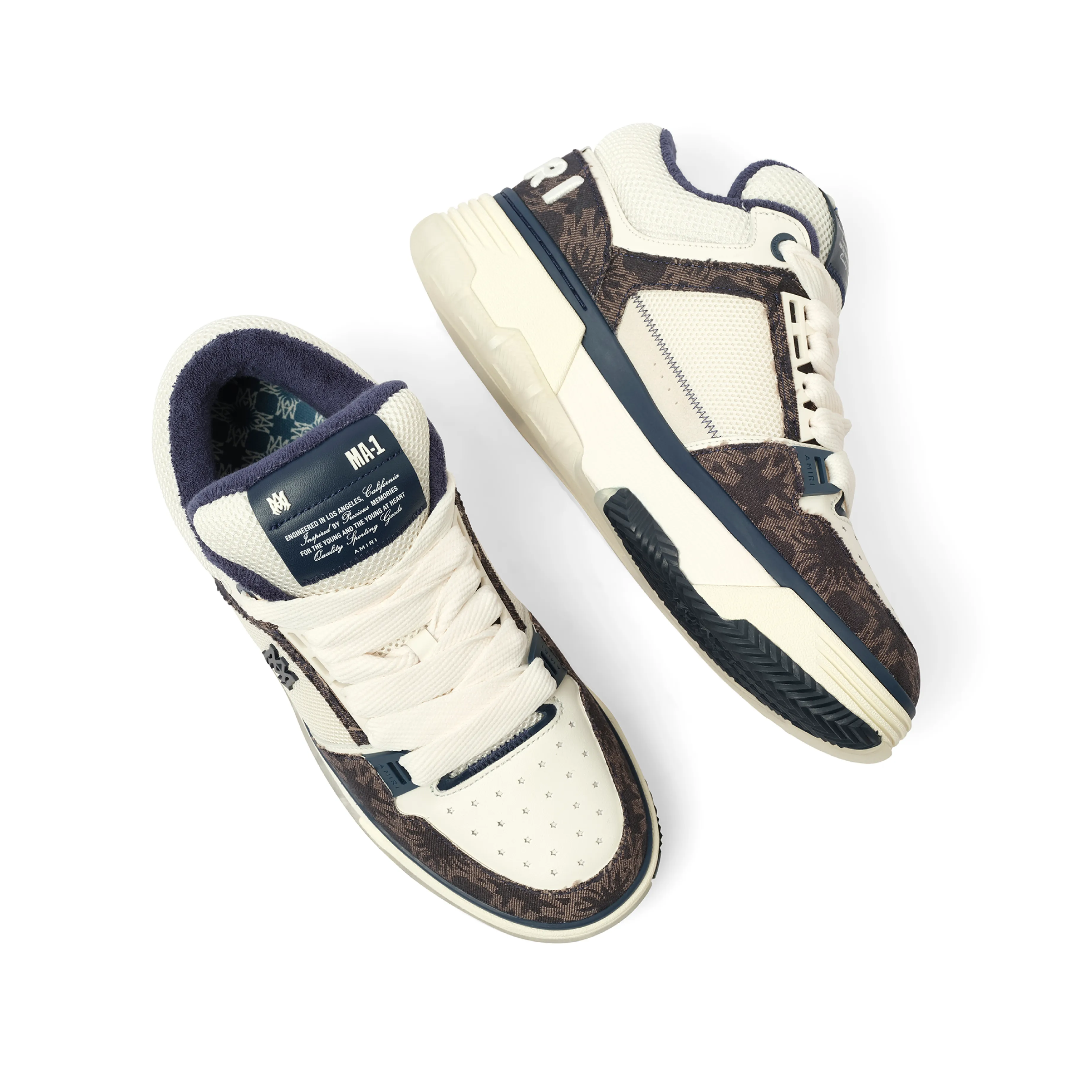 MA Quad MA-1 Sneaker in Midnight Indigo sold by MARAIS product image thumbnail 4