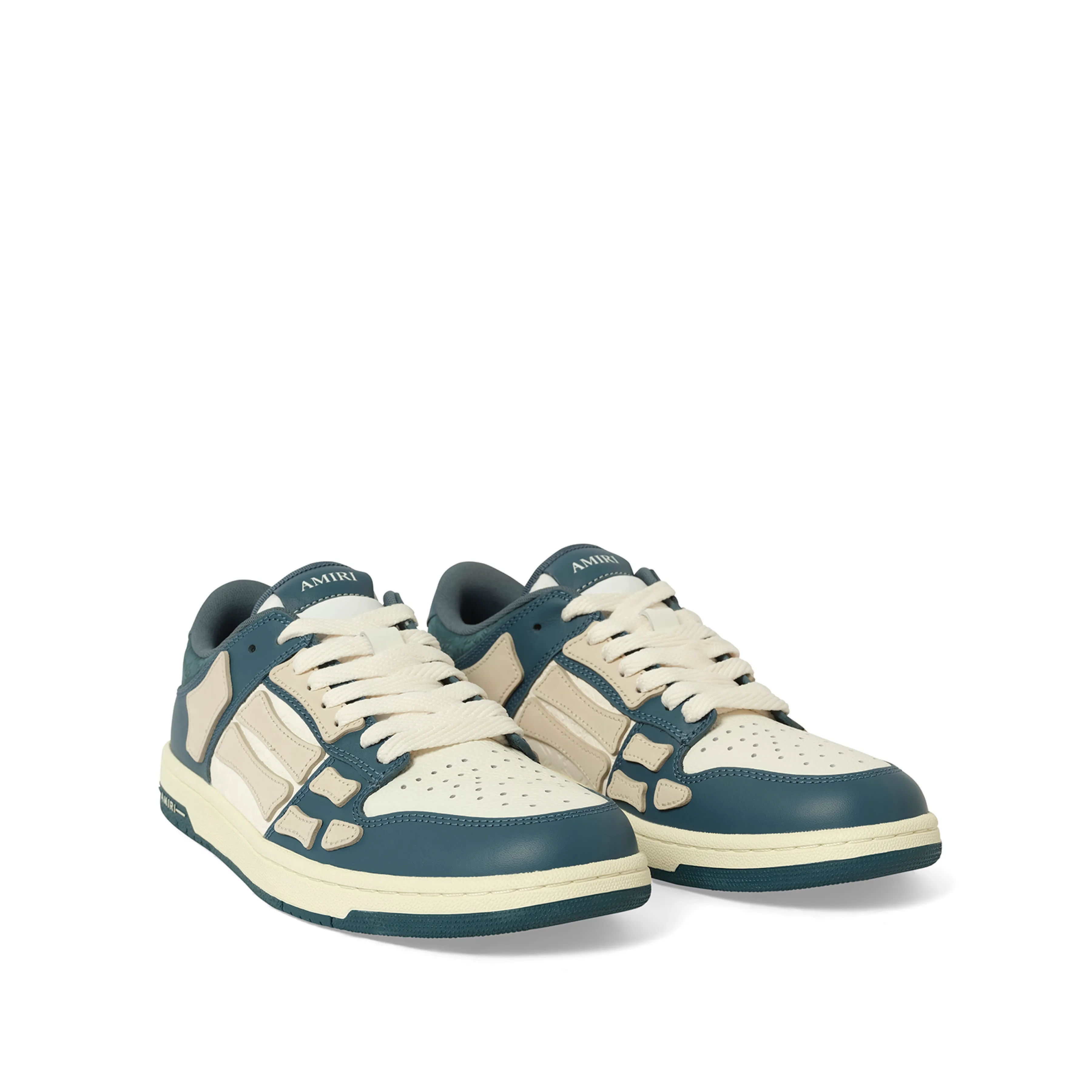 Debossed MA Quad Skeleton Sneaker in Vintage Blue sold by MARAIS product image thumbnail 2