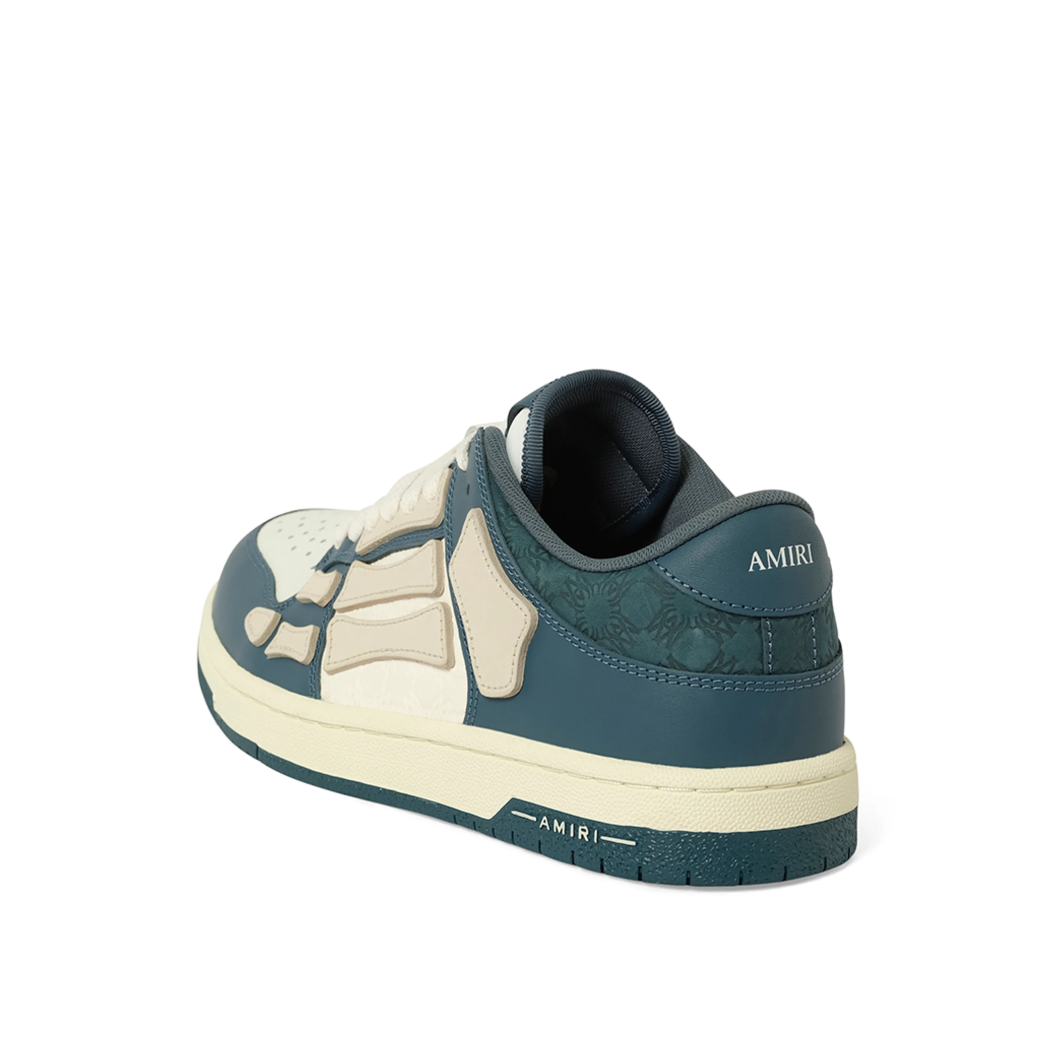 Debossed MA Quad Skeleton Sneaker in Vintage Blue sold by MARAIS product image thumbnail 3