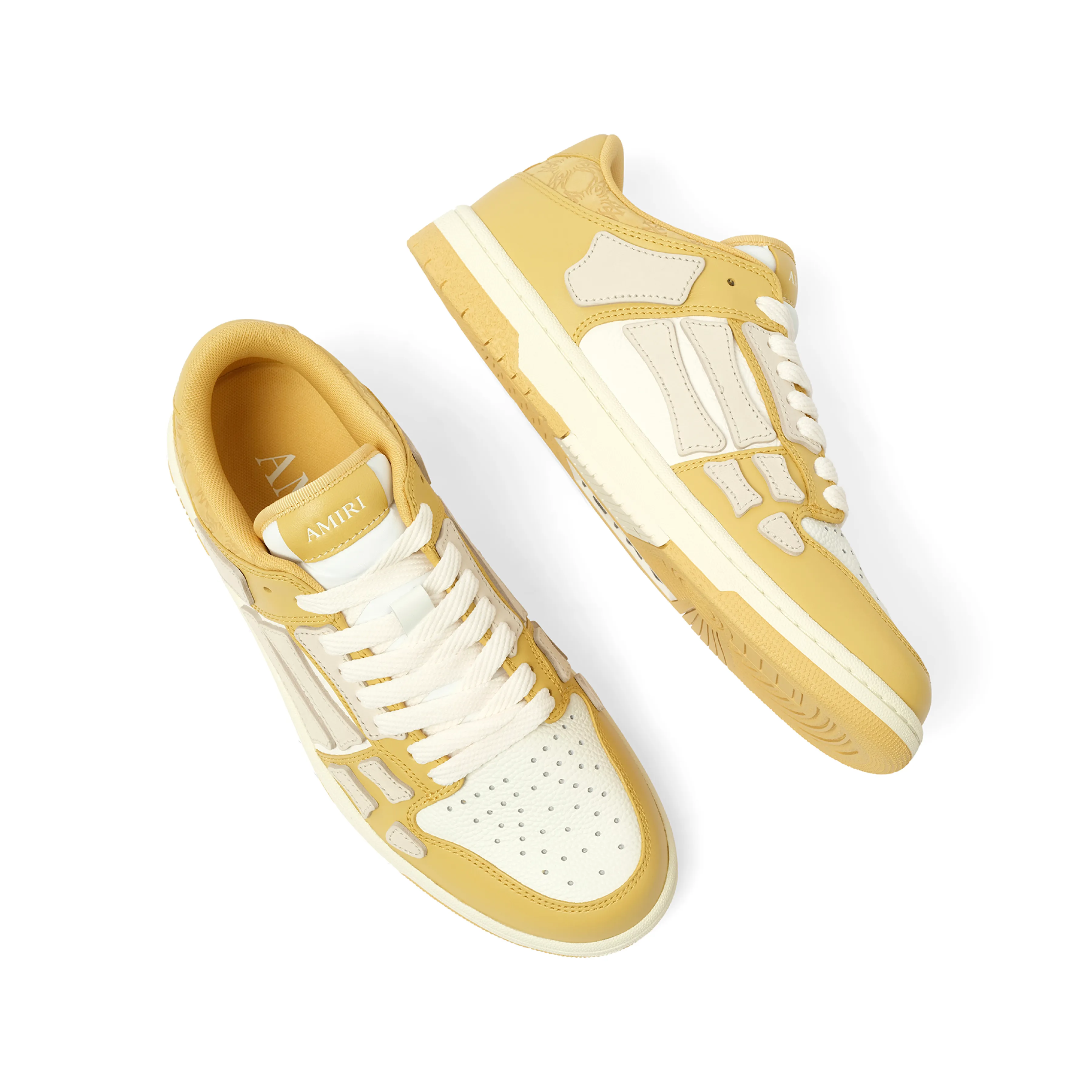 Debossed MA Quad Skeleton Sneaker in Champagne sold by MARAIS product image thumbnail 4