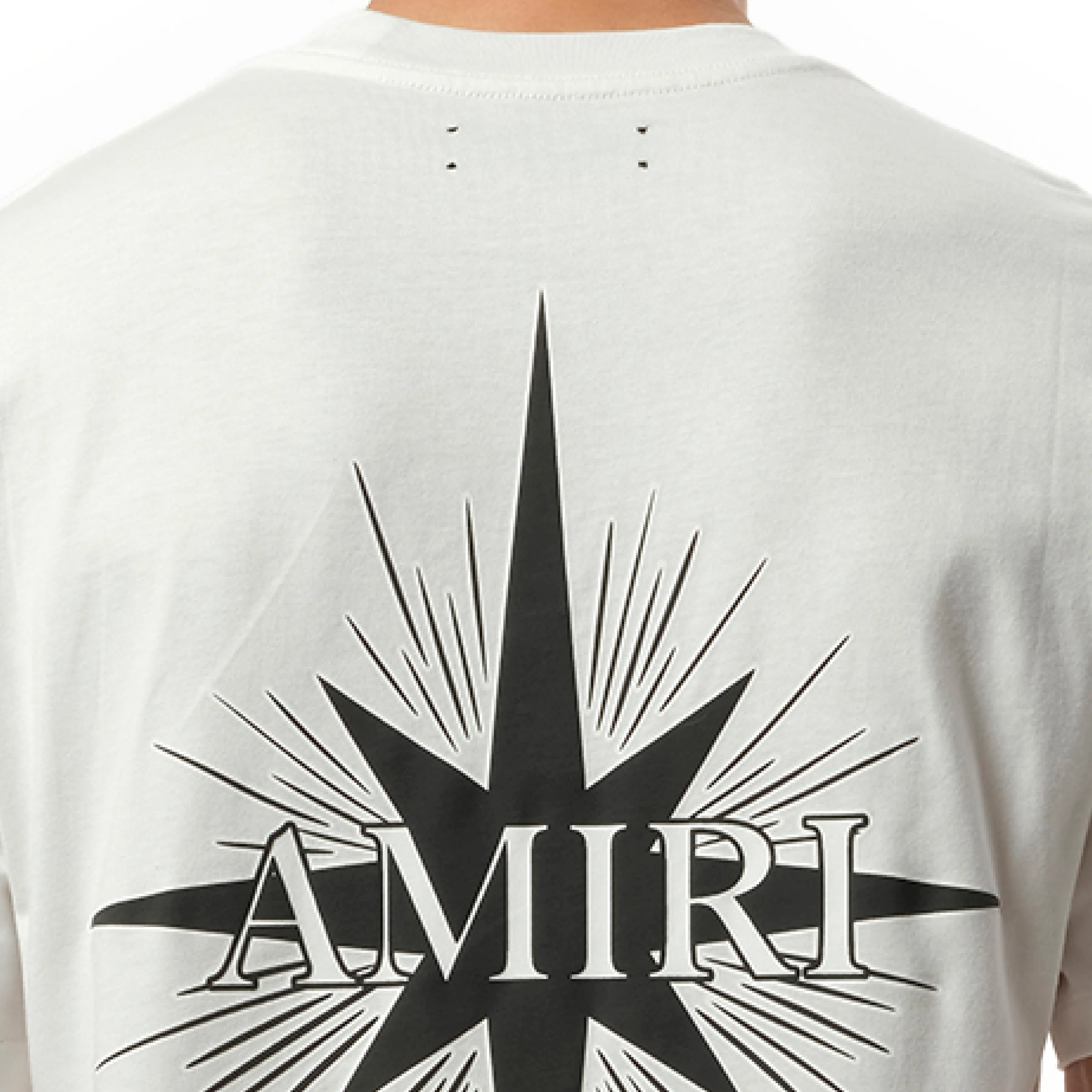 Amiri Starburst T-Shirt in Ivory sold by MARAIS product image thumbnail 3