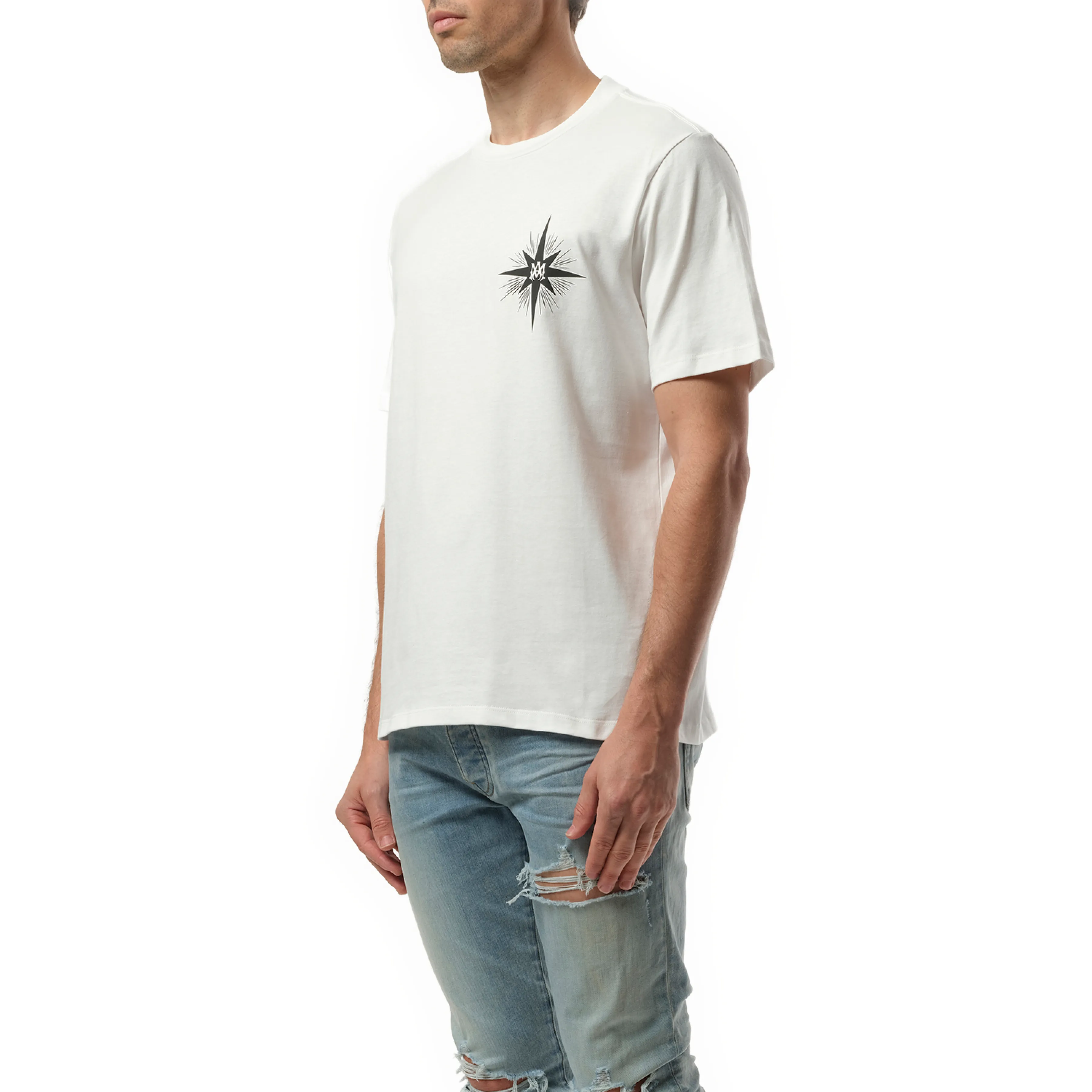 Amiri Starburst T-Shirt in Ivory sold by MARAIS product image thumbnail 5