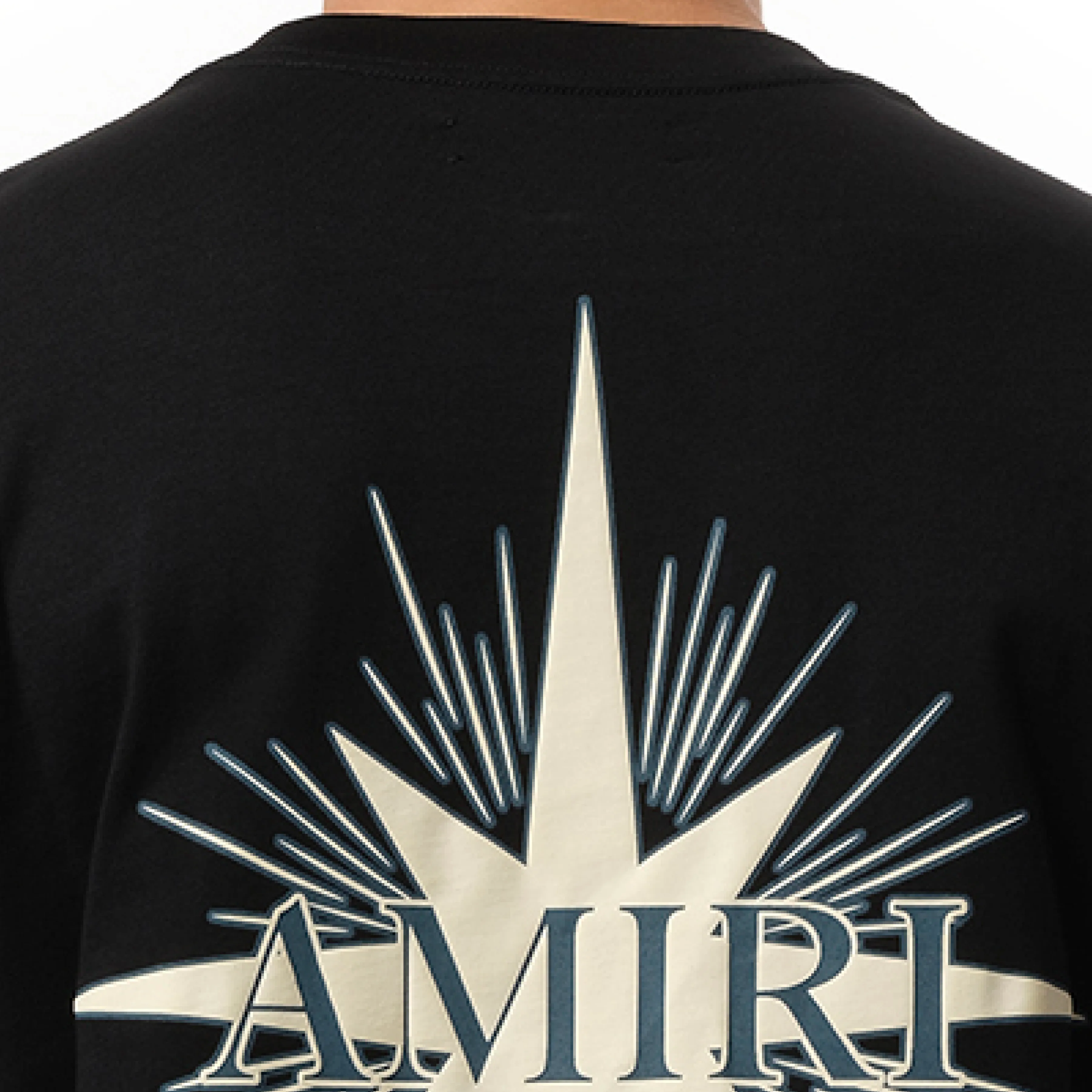 Amiri Starburst T-Shirt in Black sold by MARAIS product image thumbnail 3