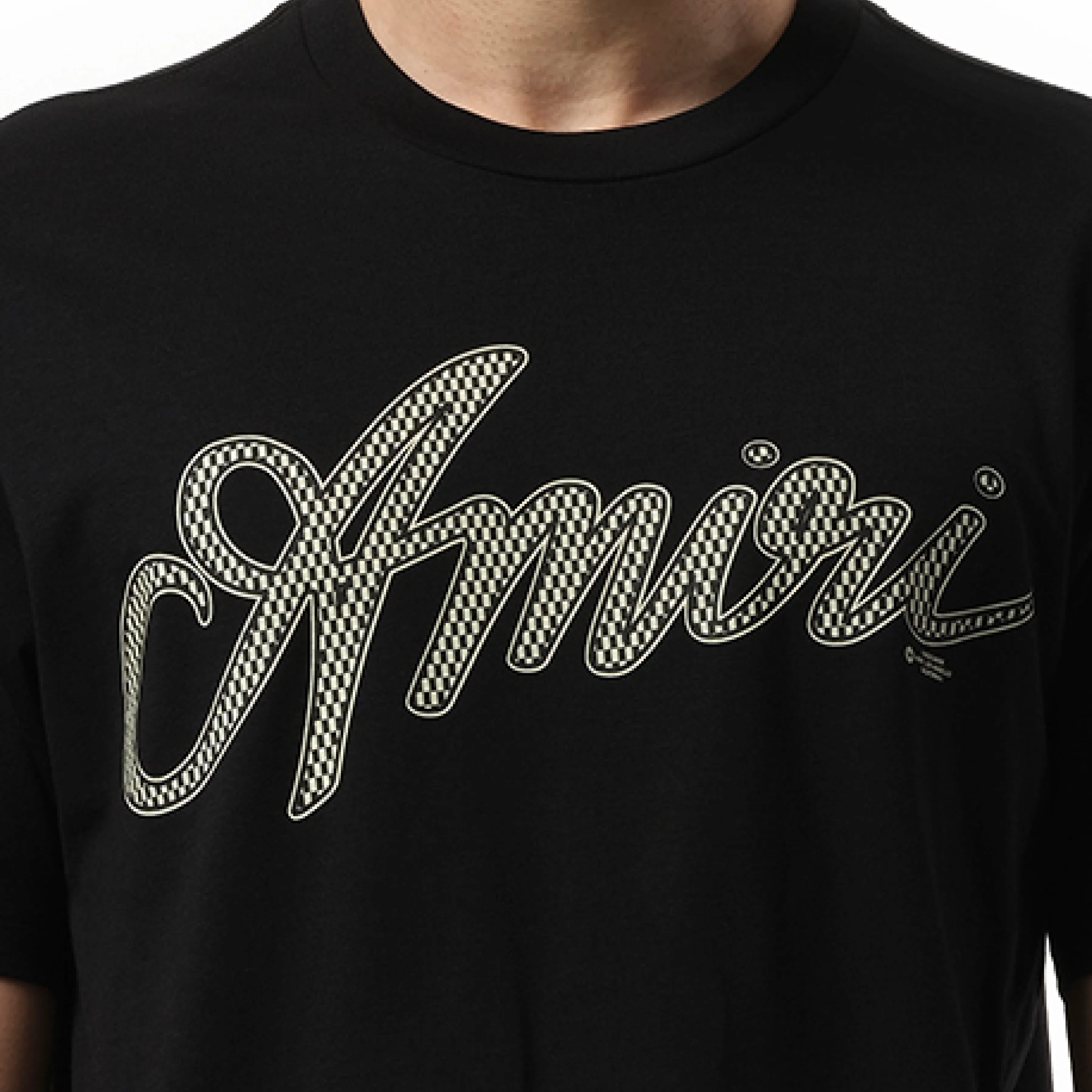 Amiri Script T-Shirt in Black sold by MARAIS product image thumbnail 3