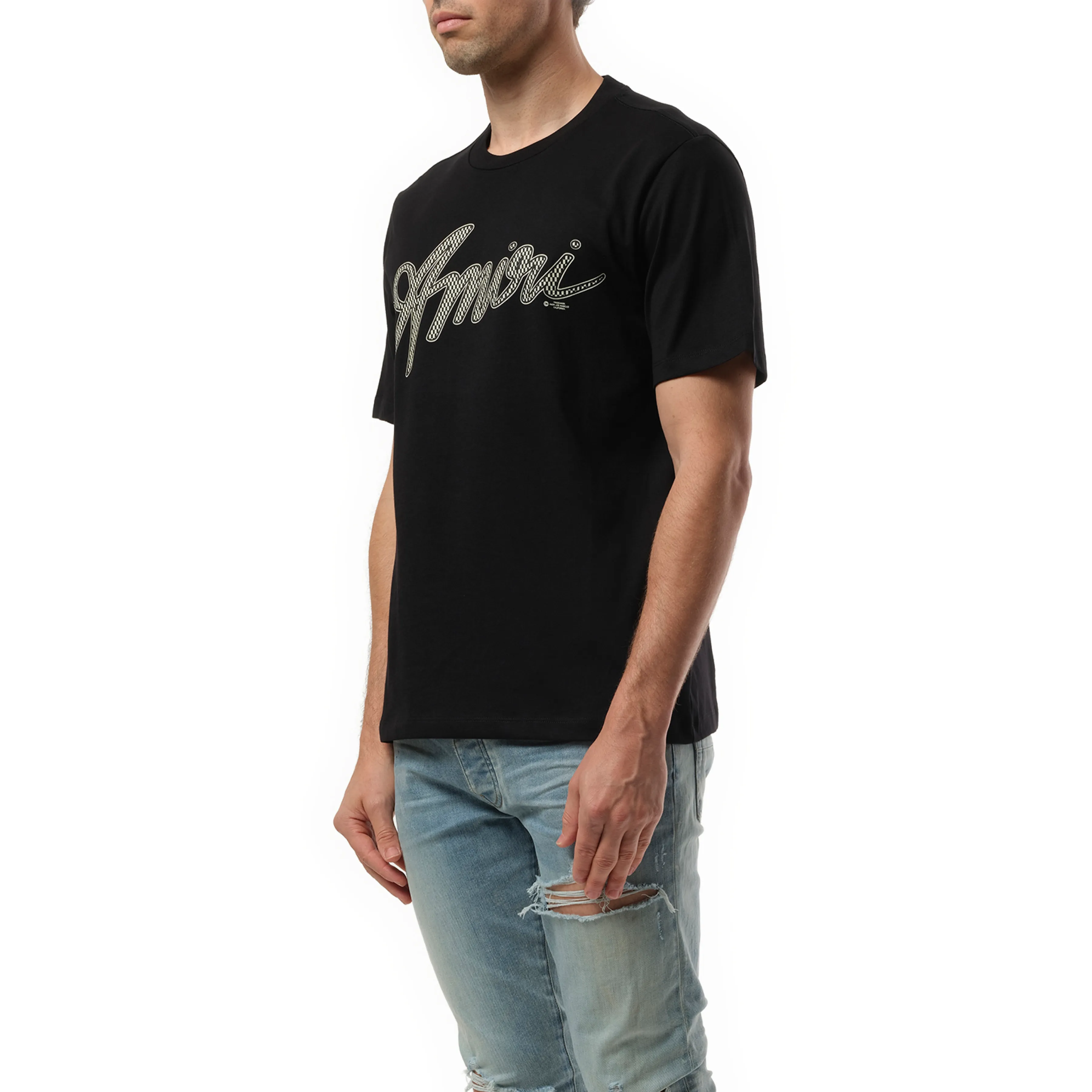 Amiri Script T-Shirt in Black sold by MARAIS product image thumbnail 5
