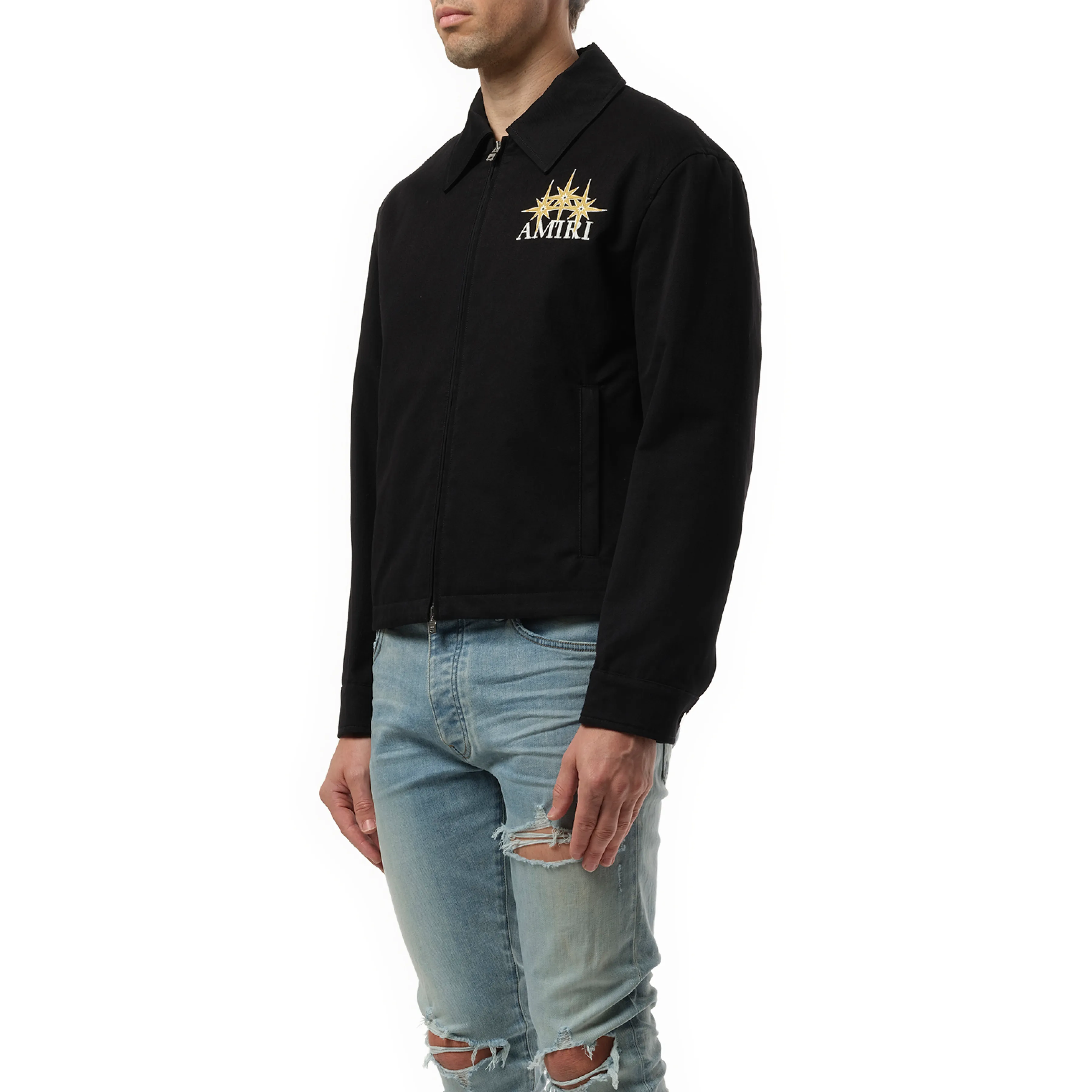 Starburst Zip Blouson in Black sold by MARAIS product image thumbnail 5