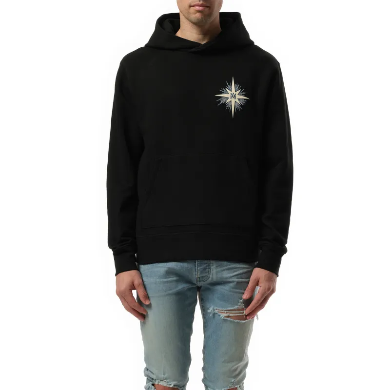 Amiri Starburst Hoodie in Black sold by MARAIS