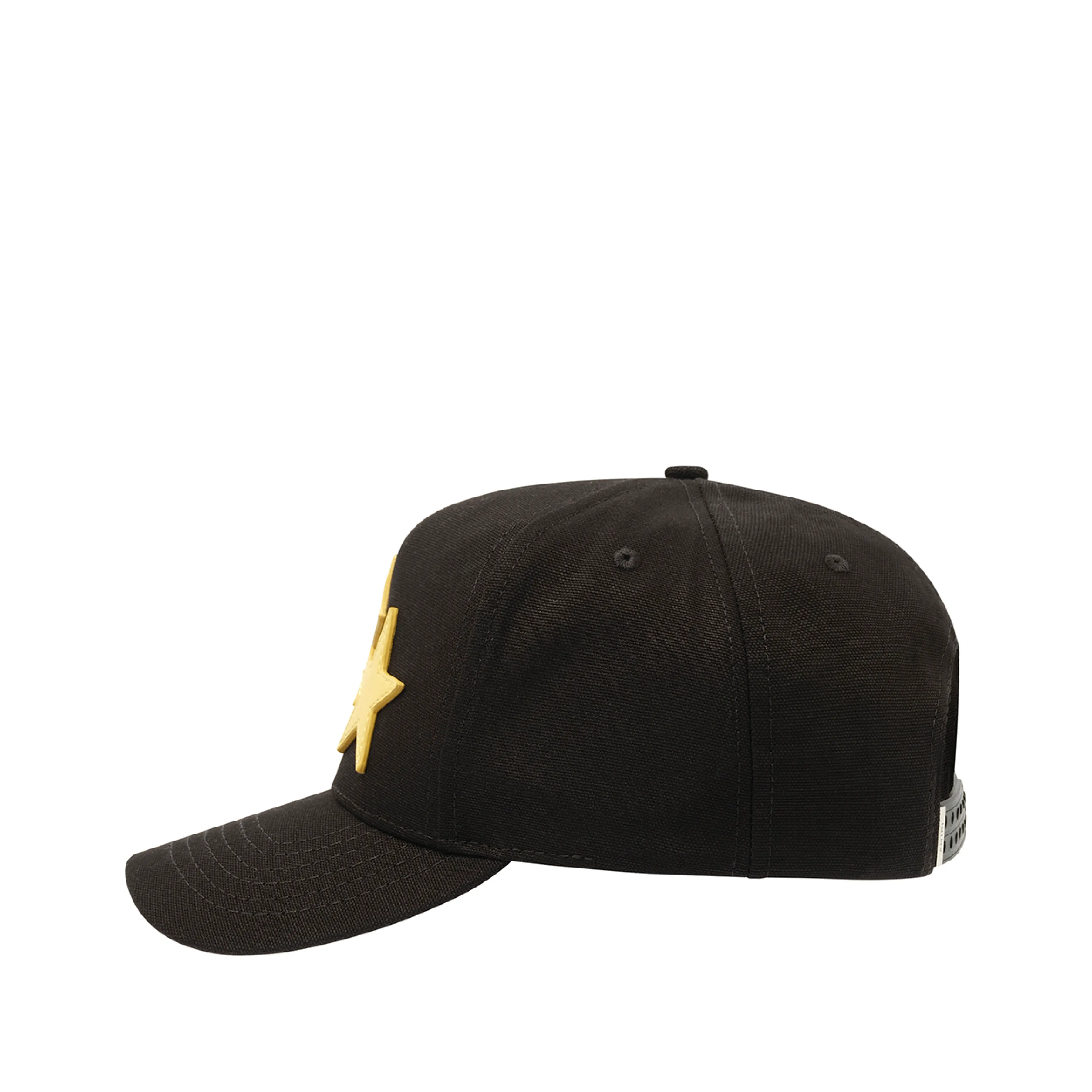 3 Star Canvas Hat in Black/Champagne sold by MARAIS product image thumbnail 2