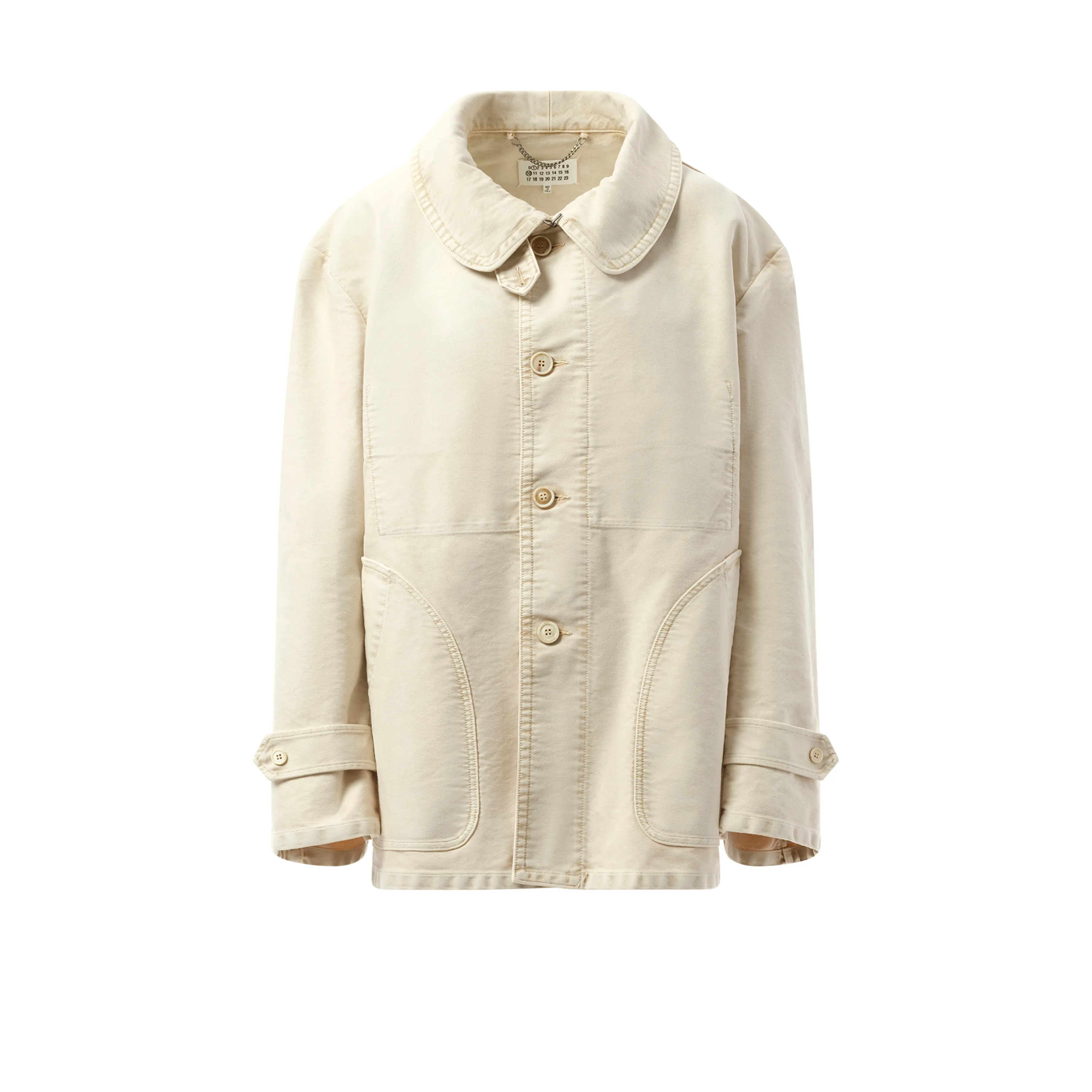 Workers Moleskin Jacket in Nut Wash sold by MARAIS product image thumbnail 2