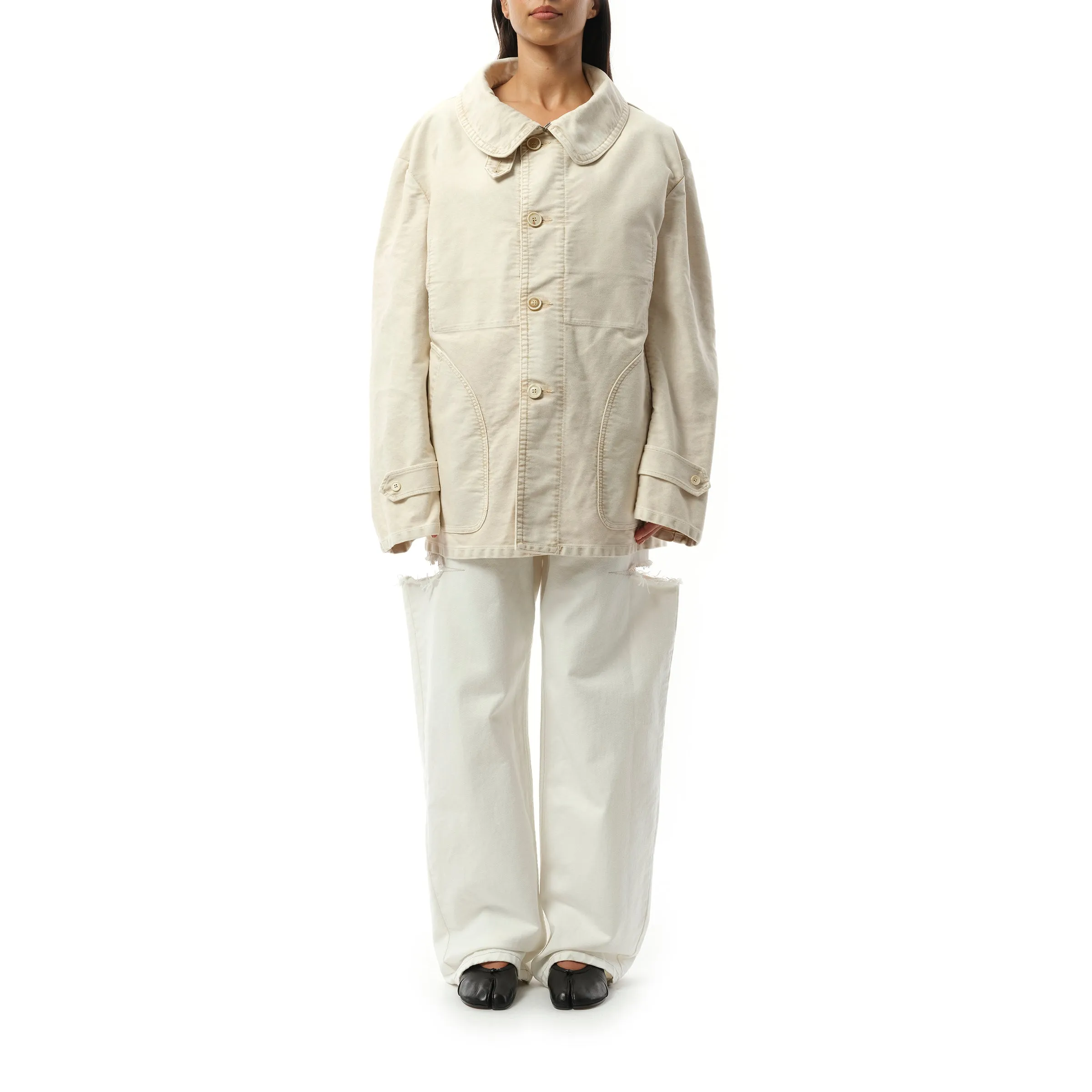 Workers Moleskin Jacket in Nut Wash sold by MARAIS product image thumbnail 4