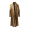 Shawl Collar Coat in Beige sold by MARAIS