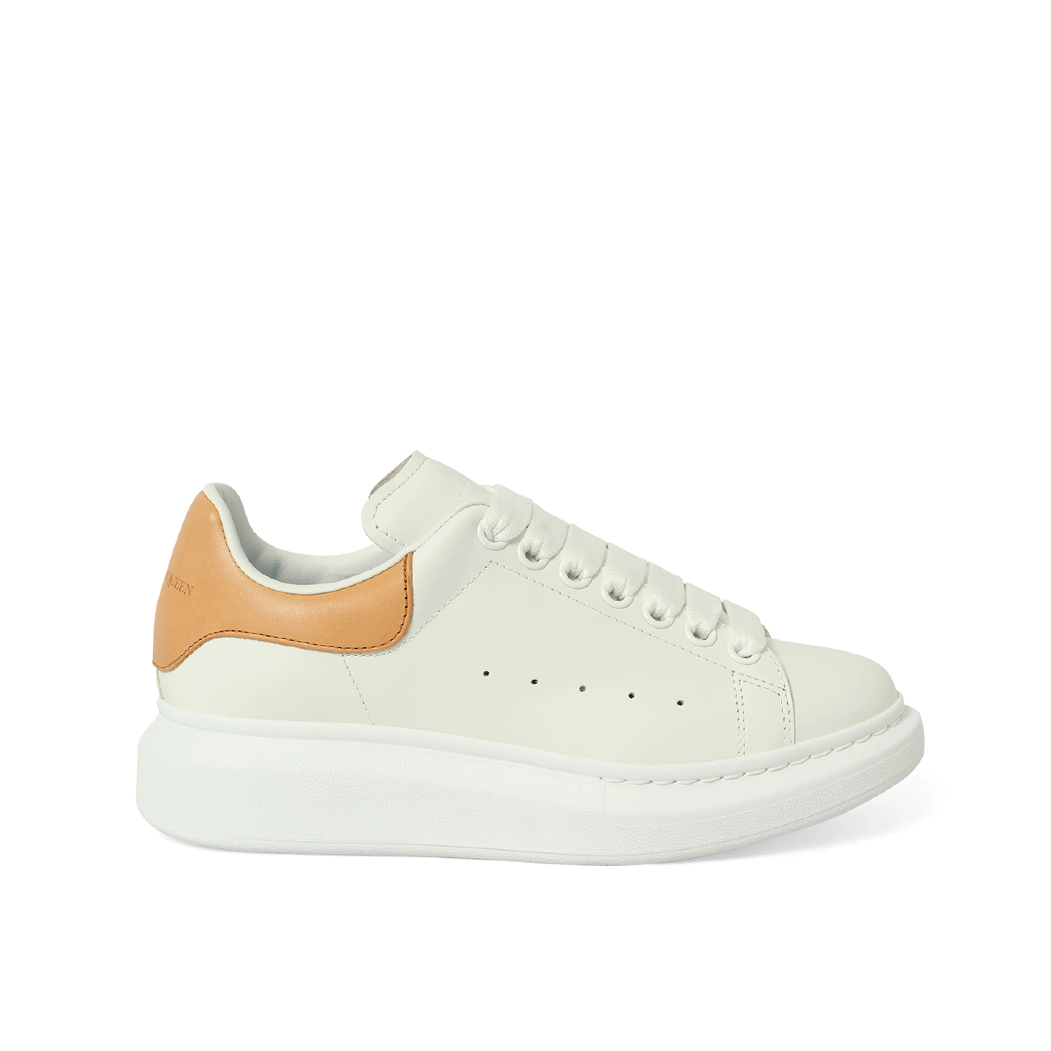 Larry Oversized Sneaker in White/Natural sold by MARAIS