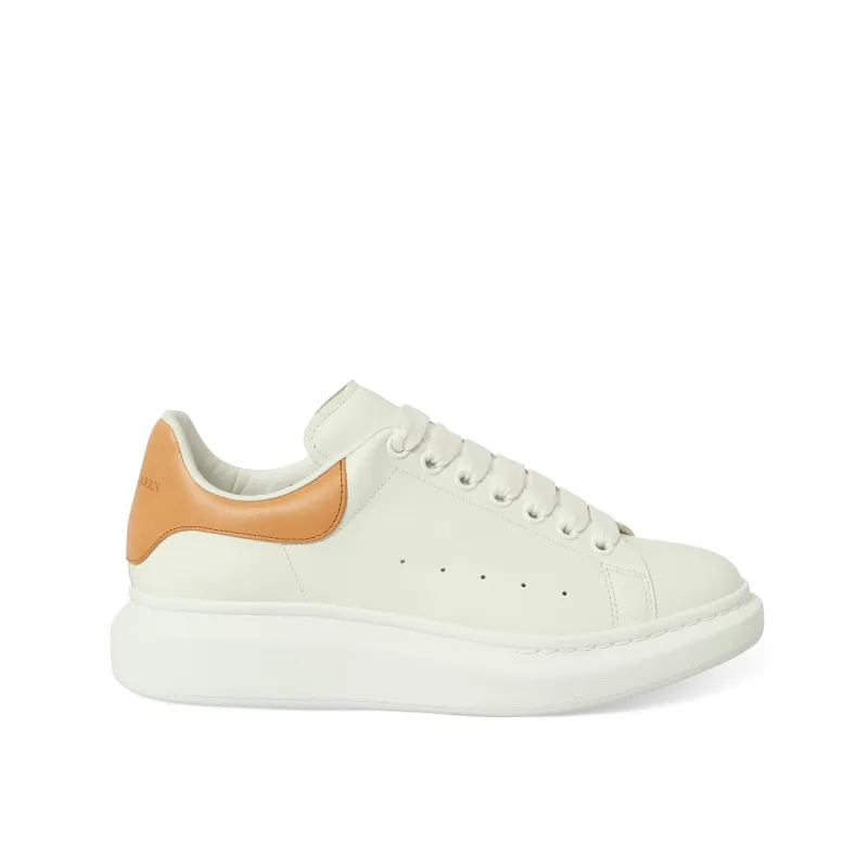 Larry Oversized Sneaker in White/Natural made by Alexander McQueen