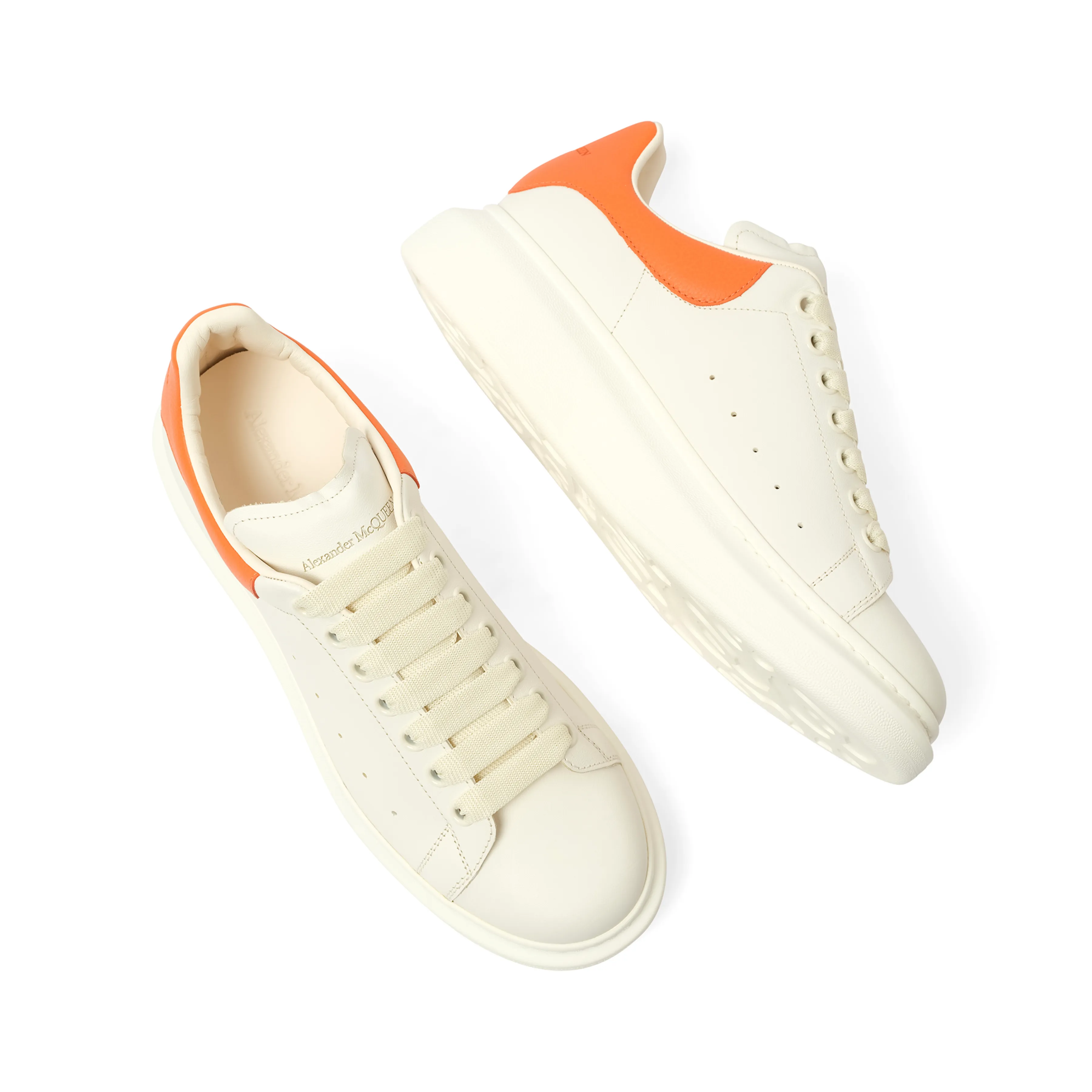 Larry Oversized Sneaker in Off White/Orange sold by MARAIS product image thumbnail 4